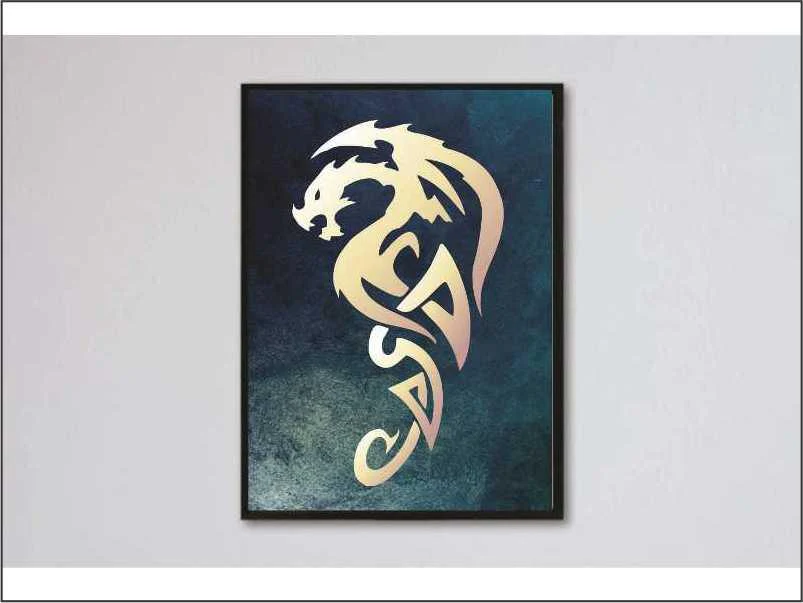 Dragons Reusable Stencil Reusable Stencil For Canvas And Wall Painting.ID# 391 - Image 7