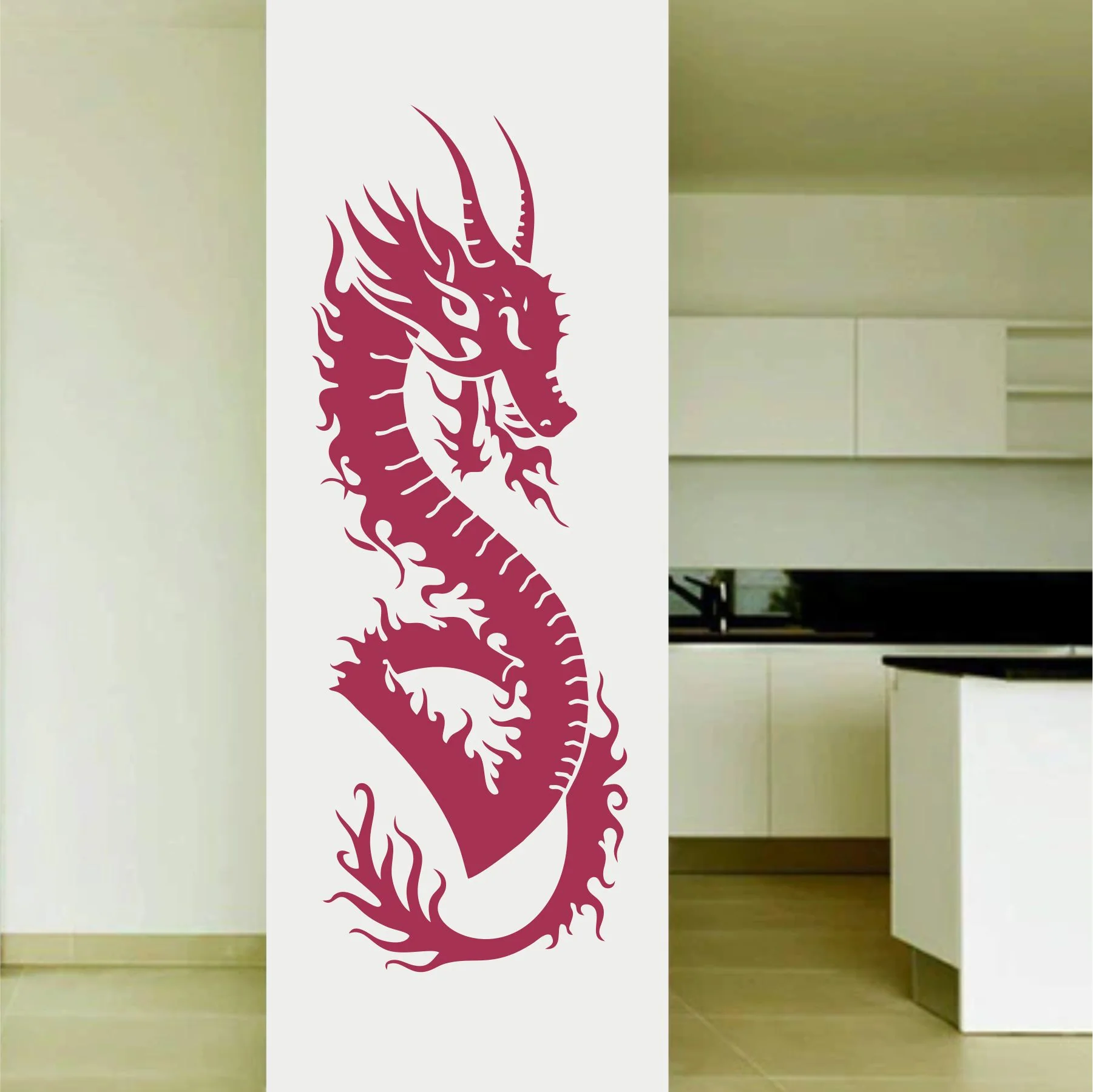Dragons Reusable Stencil Reusable Stencil For Canvas And Wall Painting.ID# 392 - Image 6