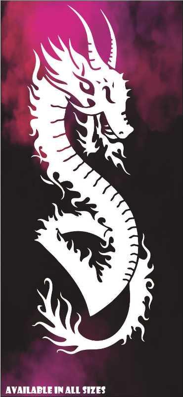 Dragons Reusable Stencil Reusable Stencil For Canvas And Wall Painting.ID# 392 - Image 7