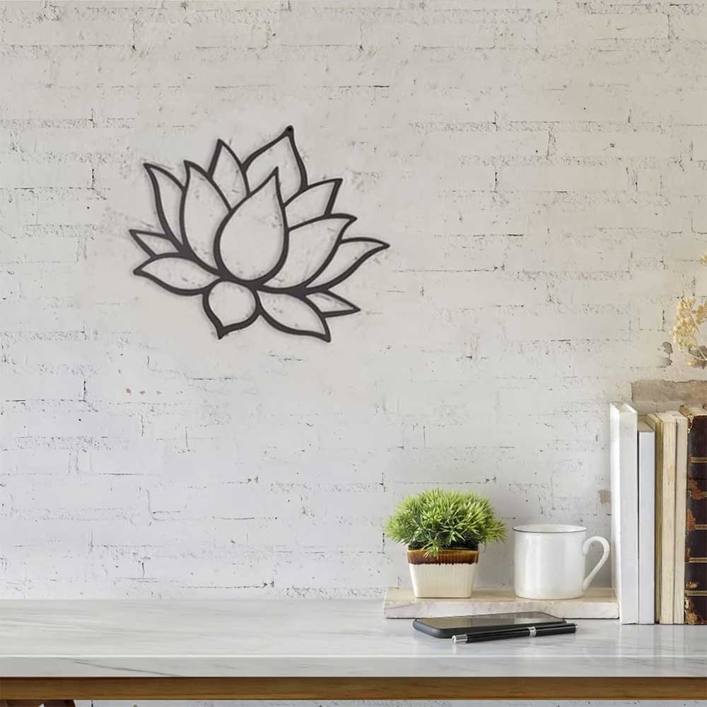 Elegant Lotus Flower Mandala Stencil for Wall, Floor & Furniture Art – Floral Spiritual Design – ID# 790 - Image 7
