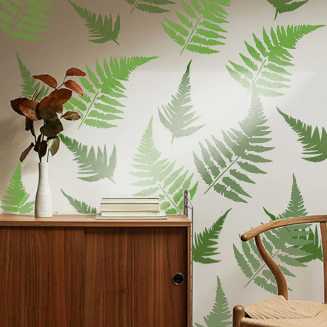 Fern Tree Leaf Stencil , Wall Stencils For wall Painting Airbrush Painting Art Cake Spray Mold DIY Decor Crafts Canvas.ID#11 - Image 3