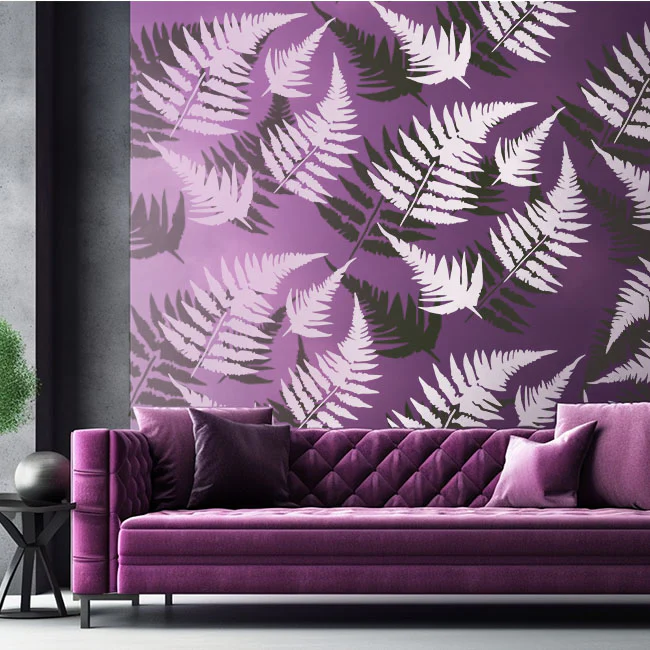Fern Tree Leaf Stencil , Wall Stencils For wall Painting Airbrush Painting Art Cake Spray Mold DIY Decor Crafts Canvas.ID#11 - Image 5