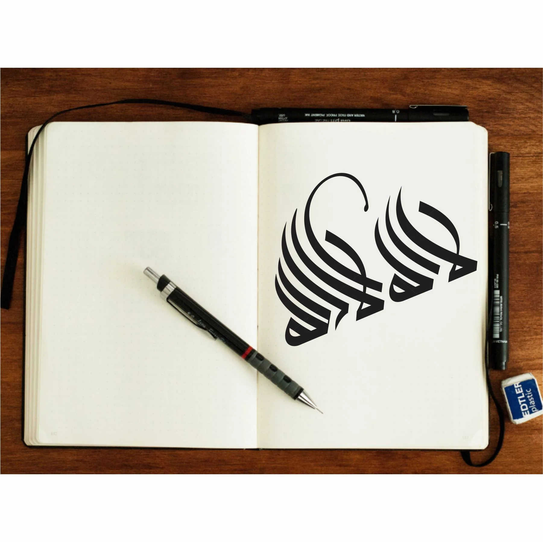 First Kalma(La Ilaha Illallah) Calligraphy Islamic Reusable Stencil for Canvas and wall painting.ID#4146 - Image 3