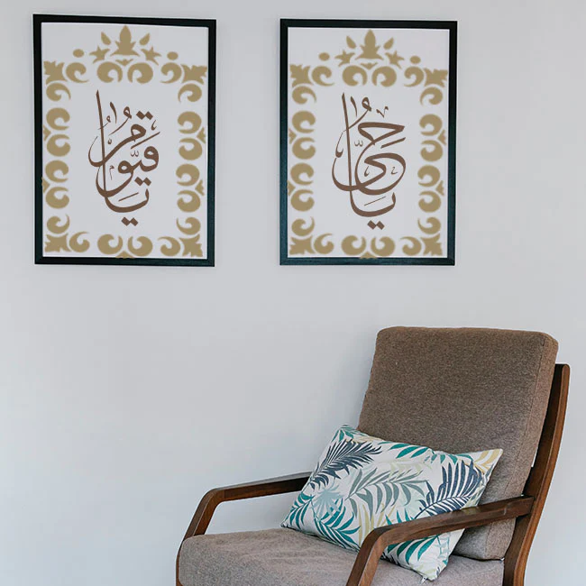 Floral Borders Reusable Stencil for Canvas and wall painting.ID#91 - Image 3
