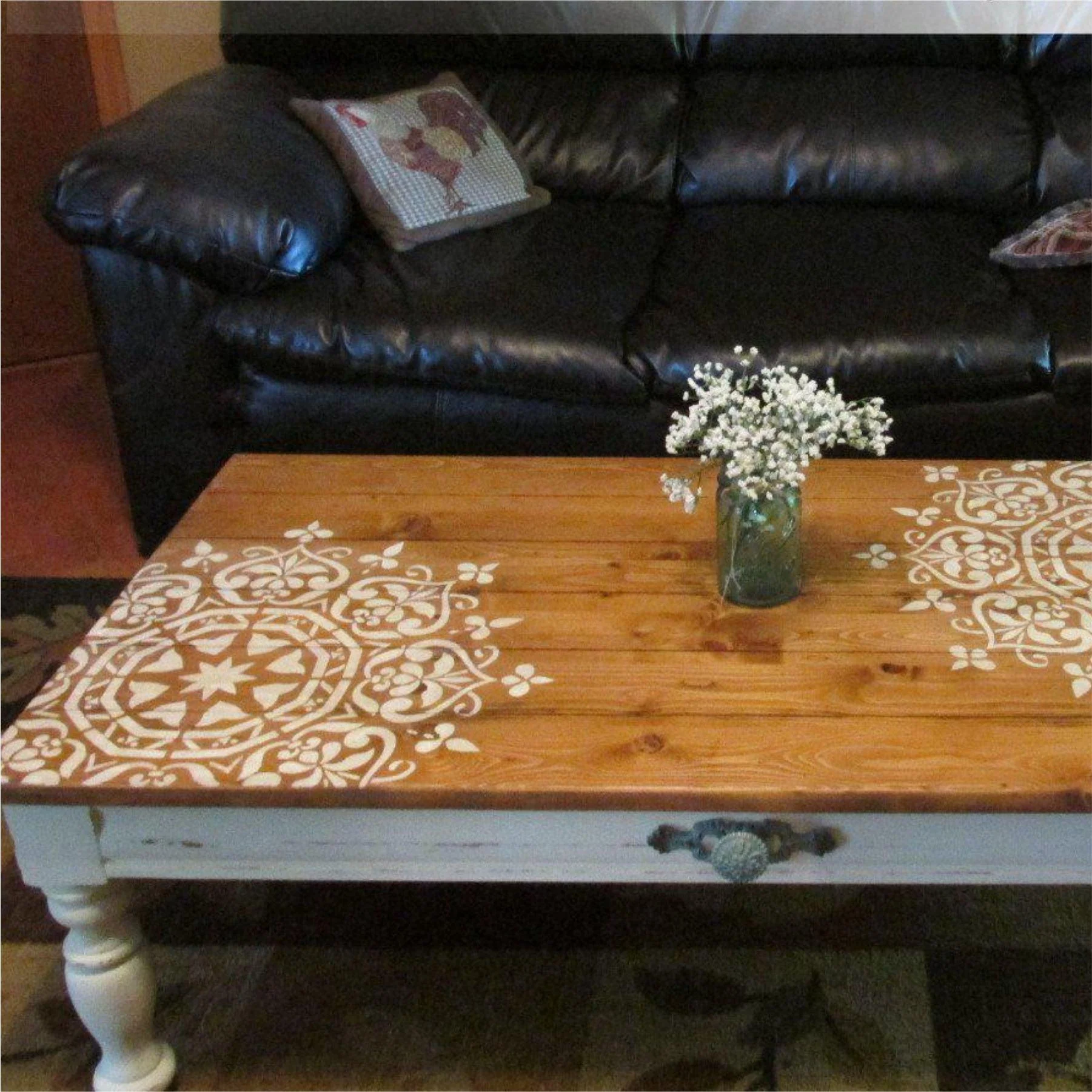 Floral Mandala Reusable Stencil For Canvas And Wall Painting.ID #463 - Image 5