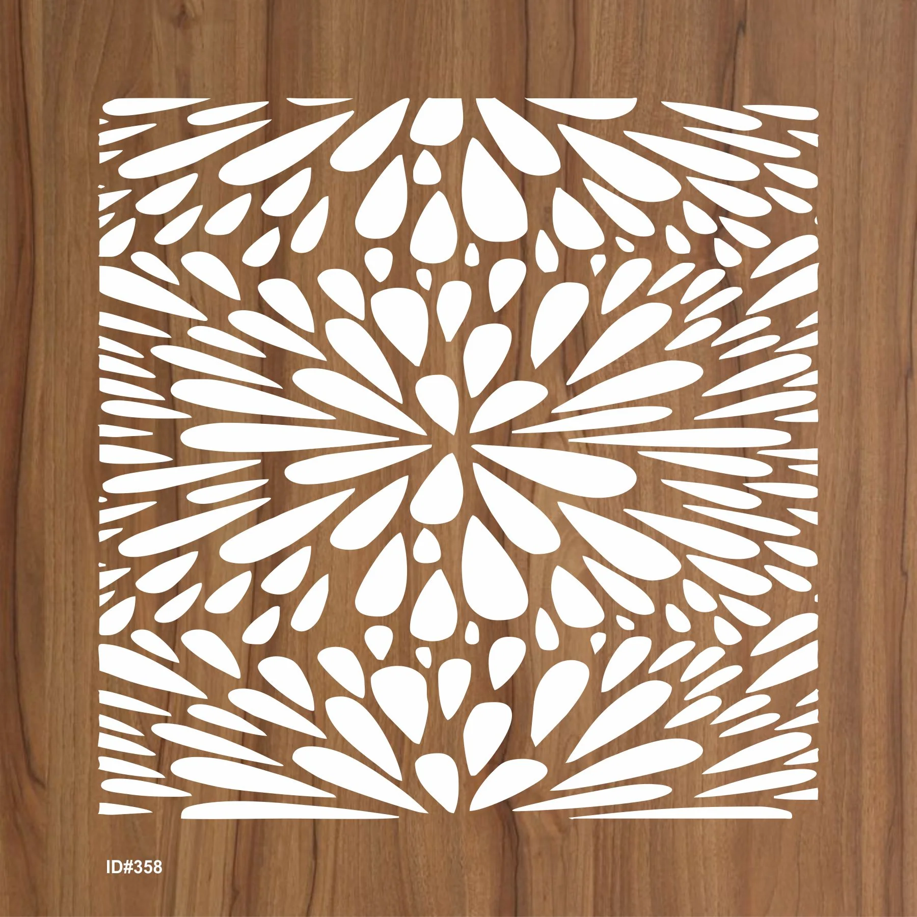 Floral Pattern stencil Reusable Stencil For Canvas And Wall Painting.ID# 358 - Image 2