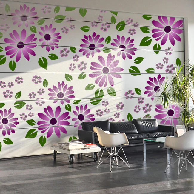Floral Reusable Stencil for Canvas and wall painting.ID#86 - Image 5