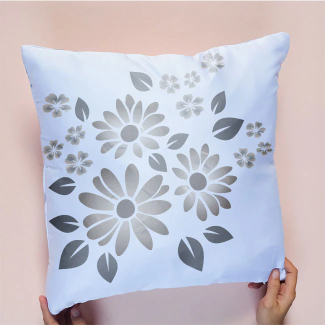 Floral Reusable Stencil for Canvas and wall painting.ID#86 - Image 6