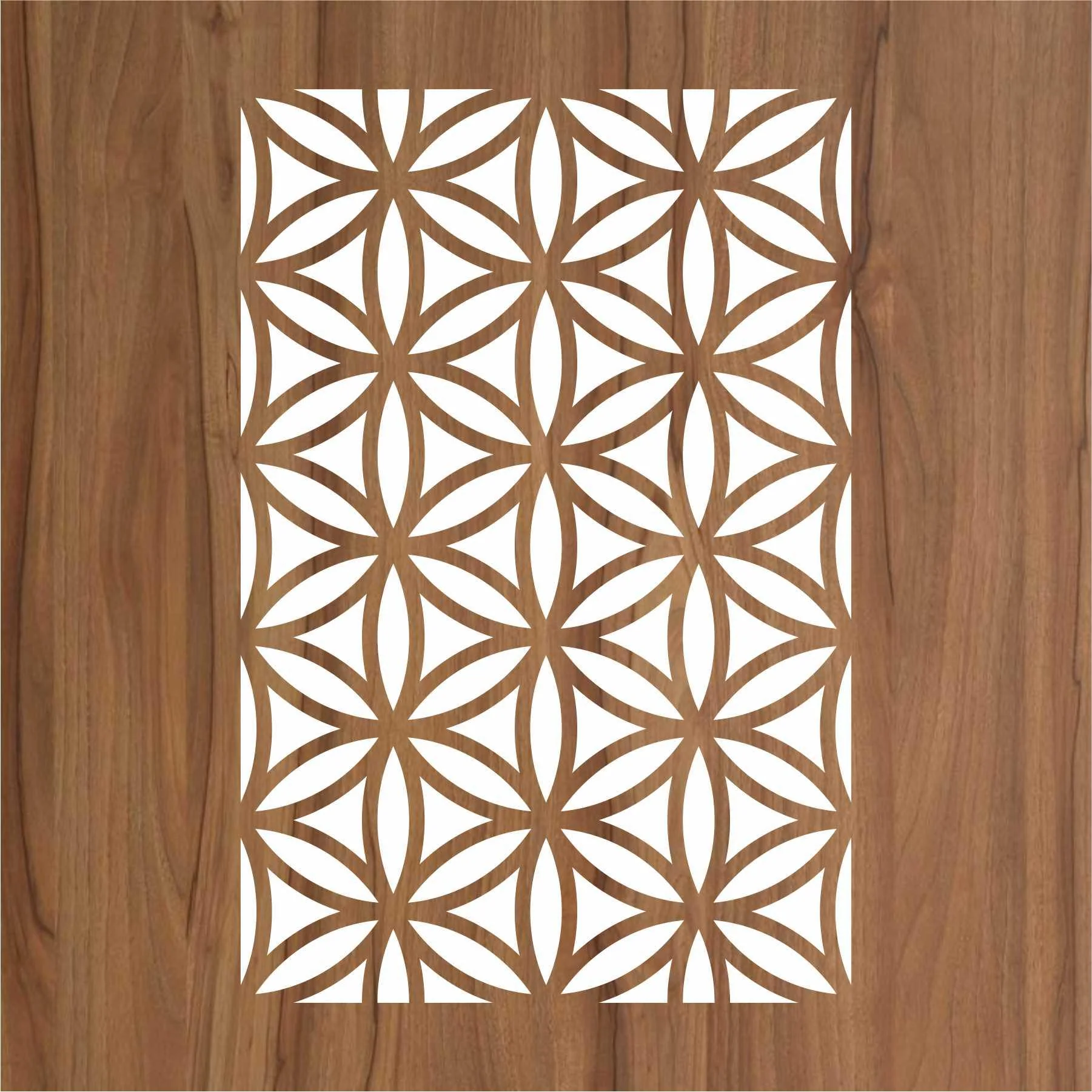 Flower of Life Pattern Moroccan Fabric Reusable Stencil For Canvas And Wall Painting.ID#208H - Image 2