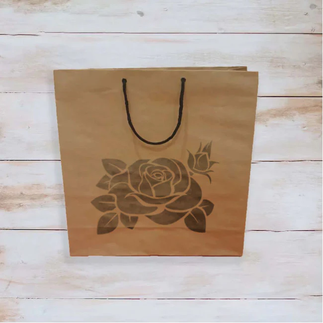 Flower Reusable Stencil for Canvas and wall painting.ID#28 - Image 3