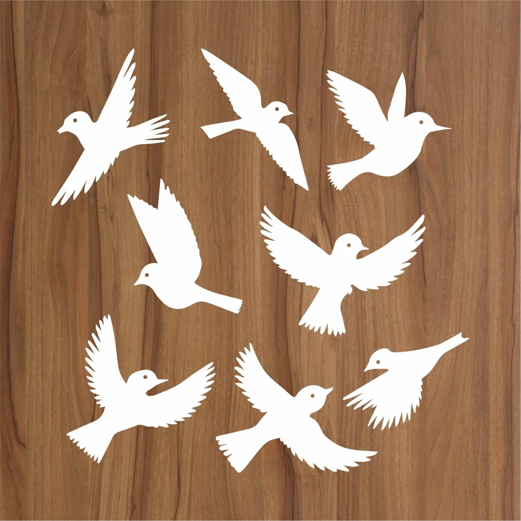Flying Birds Reusable Stencil For Canvas And Wall Painting.ID#206 - Image 2