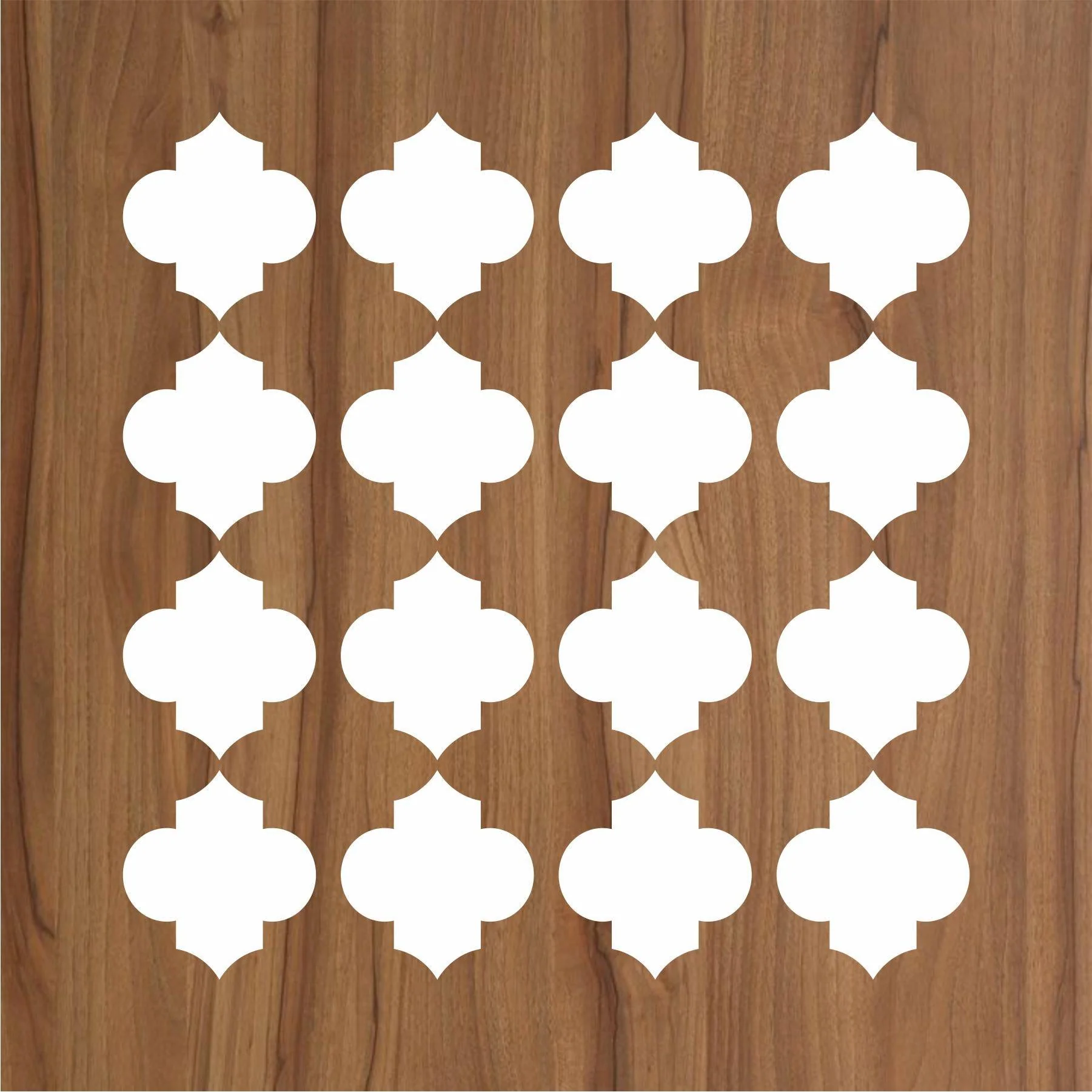 Freedom Trail Blocks Reusable Stencil For Canvas And Wall Painting.ID #455 - Image 2