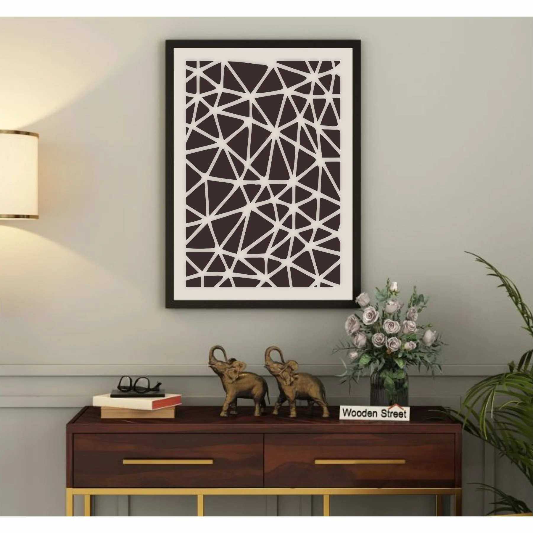 Geomatric Pattern Stencil Reusable Stencil For Canvas And Wall Painting.ID #365 - Image 4