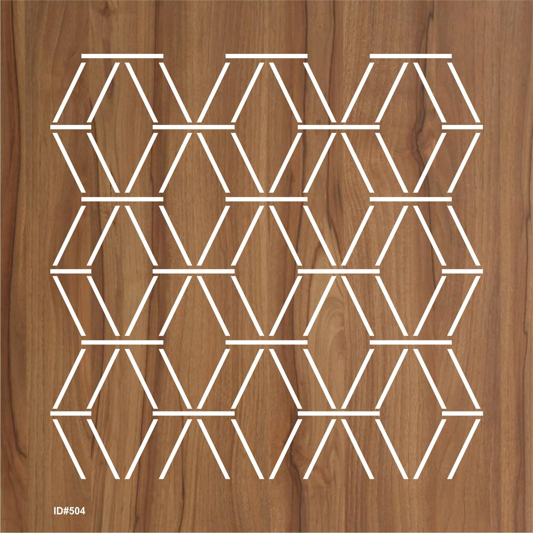 Geomatric Pattren Stencil Used for Wall Painting Scrapbooking Album Decoration. ID #504 - Image 2