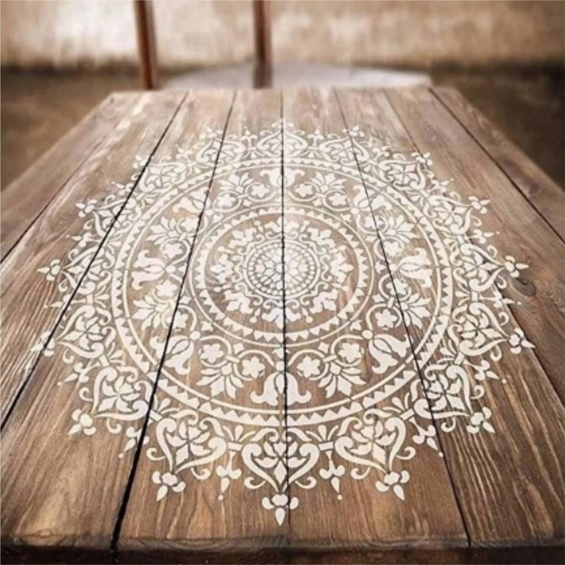 Geomatry Mandala Stencil Wall Painting Scrapbook Coloring Embossing Album Decorative Template. ID #539 - Image 7