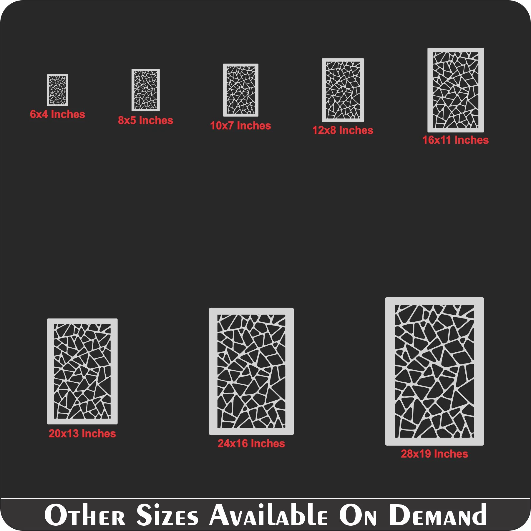 Geometric Pattern Stencil for Wall Painting Scrapbooking Album Decoration. ID #63 - Image 8