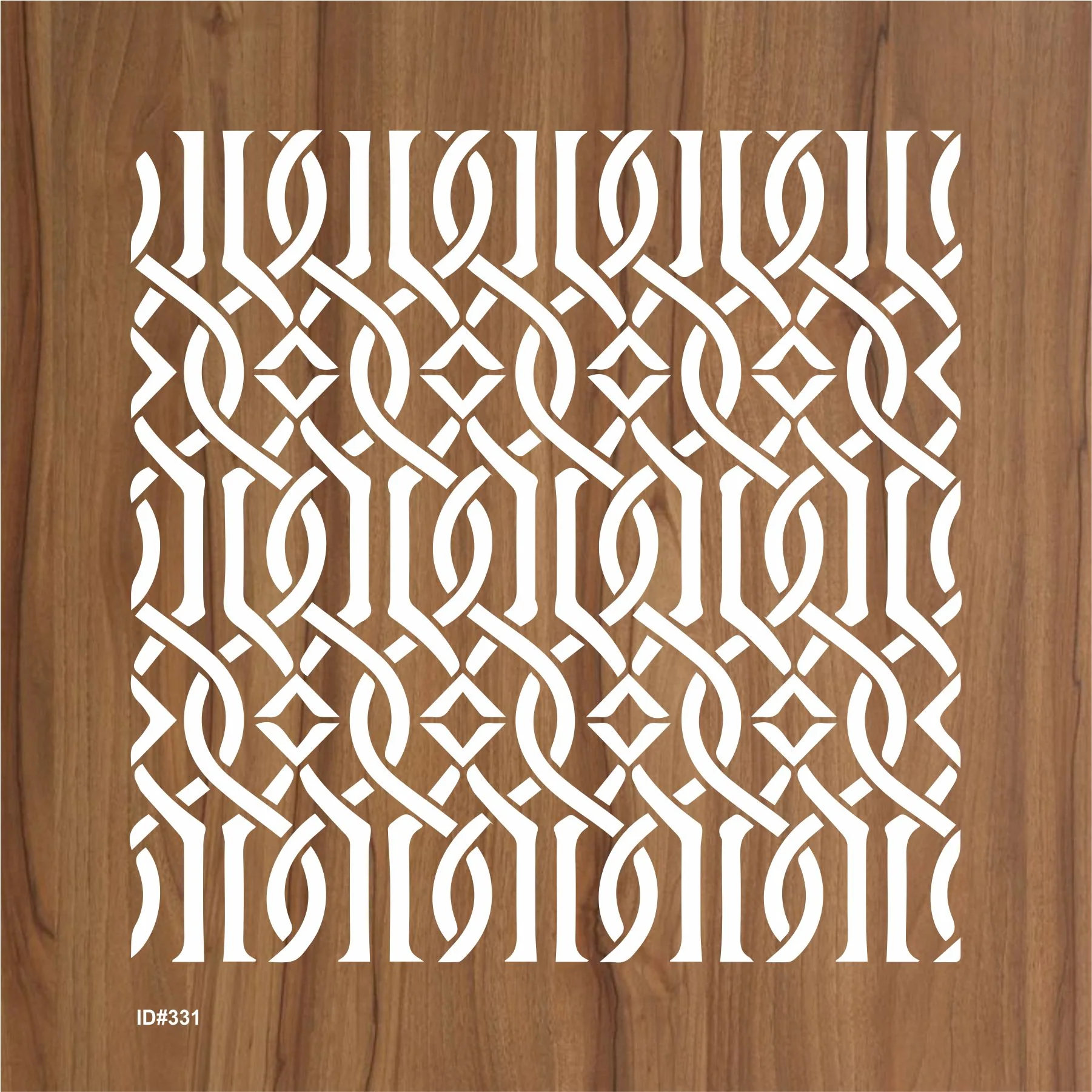 Geometry Patten Rusable Reusable Stencil For Canvas And Wall Painting.ID# 331 - Image 2