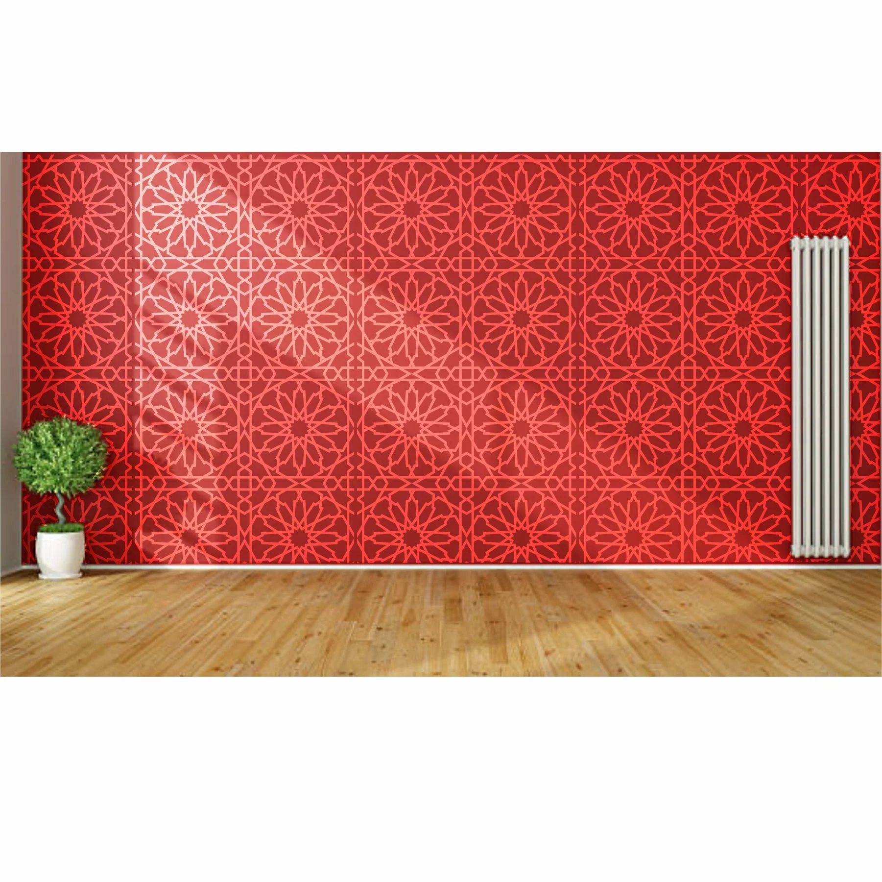 Geometry Pattern Reusable Stencil For Canvas And Wall Painting.ID# 341 - Image 4