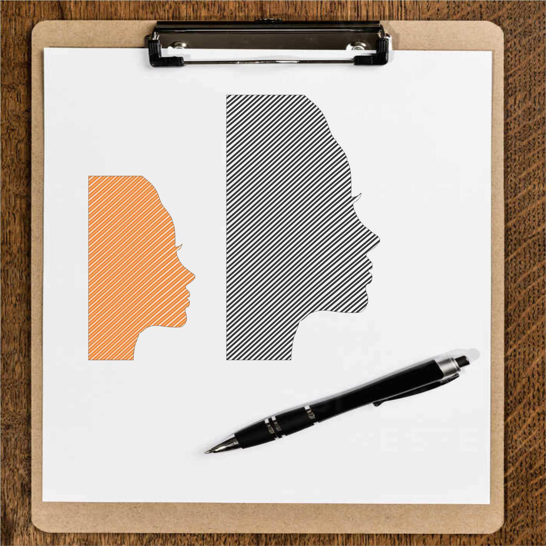 Girl Face Reusable Stencil For Canvas And Wall Painting.ID#444 - Image 3