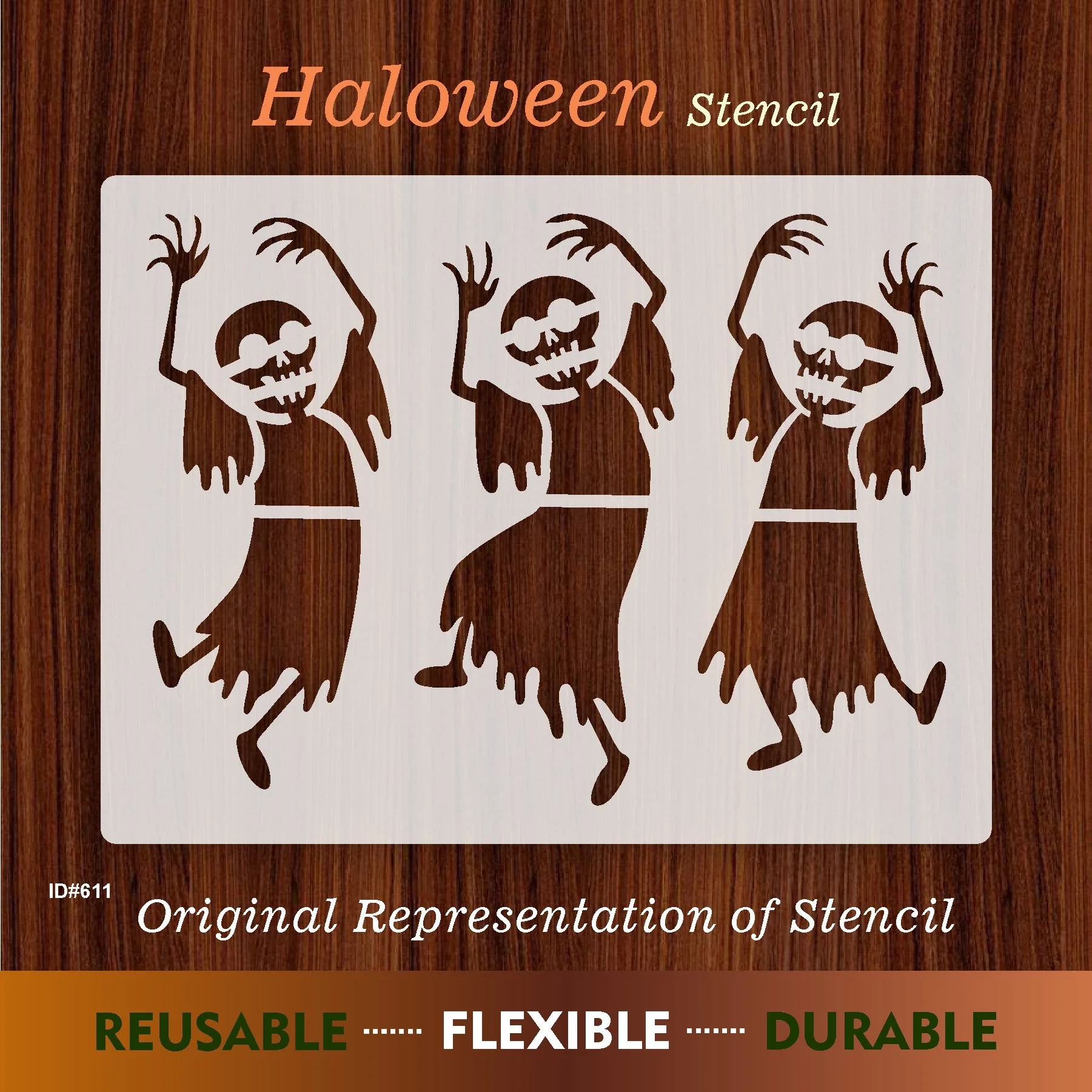 Haloween Stencil DIY Layering Stencils Painting Scrapbook Coloring Embossing Album Decor ID#611 - Image 4