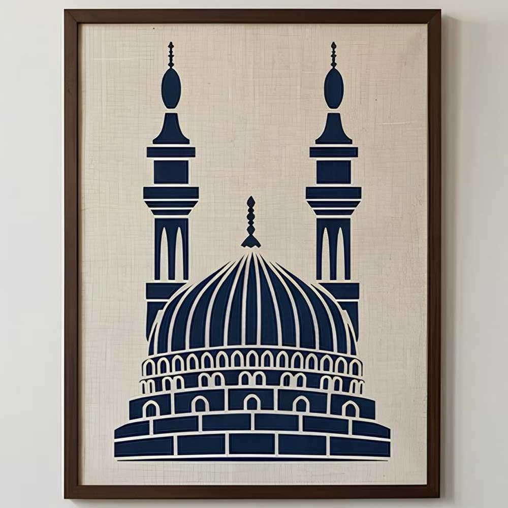 Harmony Mosque Stencil for Wall, Canvas, Wood & Islamic Décor Art – Reusable Mylar Design – ID# 778 - Image 7