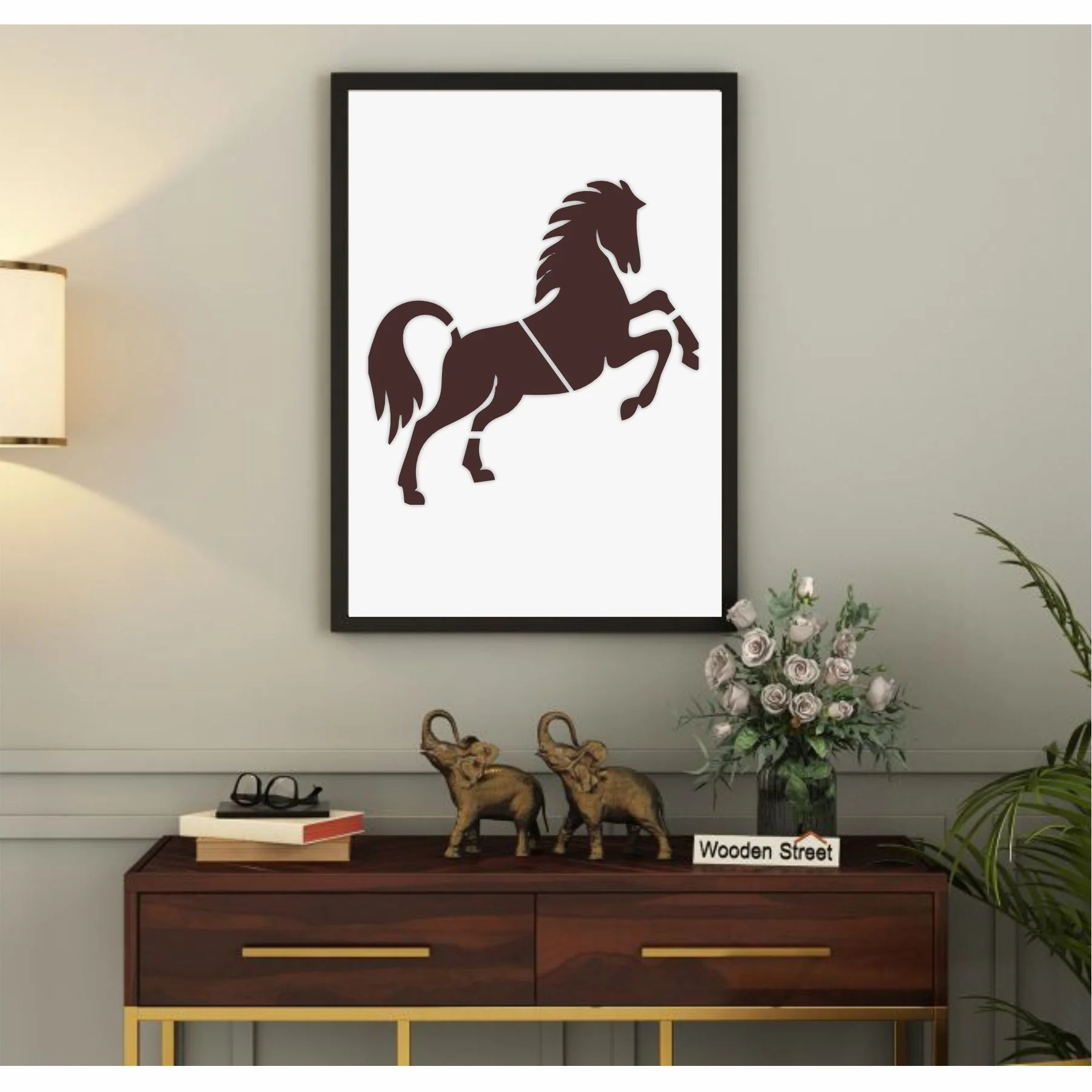 Horse Reusable Stencil For Canvas And Wall Painting.ID #394 - Image 5