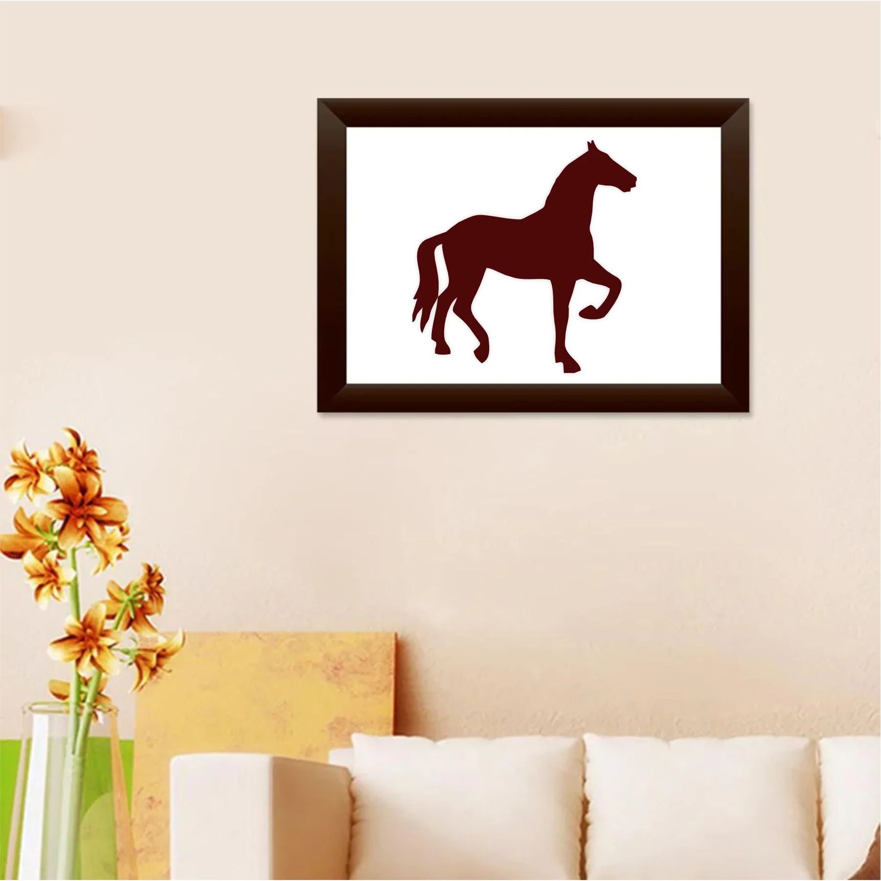 Horse Reusable Stencil For Canvas And Wall Painting.ID #395 - Image 4