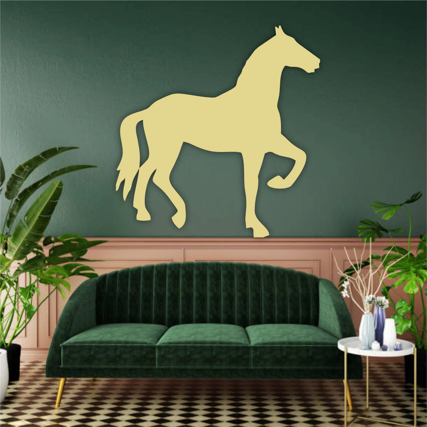 Horse Reusable Stencil For Canvas And Wall Painting.ID #395 - Image 5