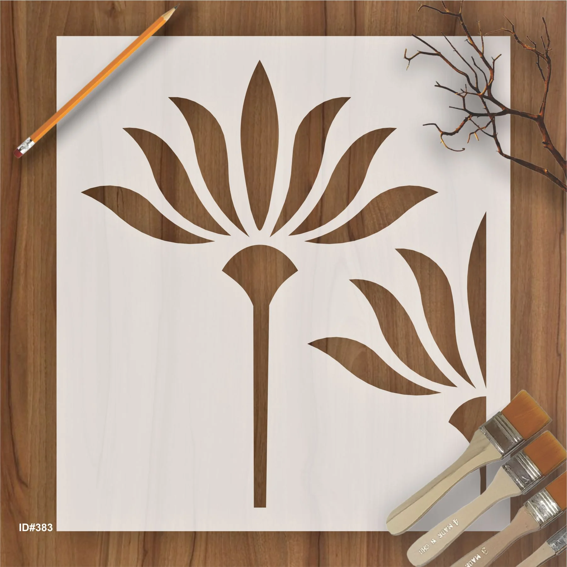 Hungarian Folk Stencil Reusable Stencil For Canvas And Wall Painting.ID #383