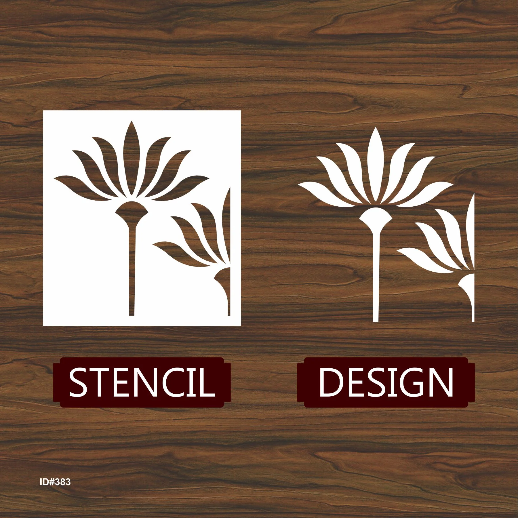 Hungarian Folk Stencil Reusable Stencil For Canvas And Wall Painting.ID #383 - Image 4