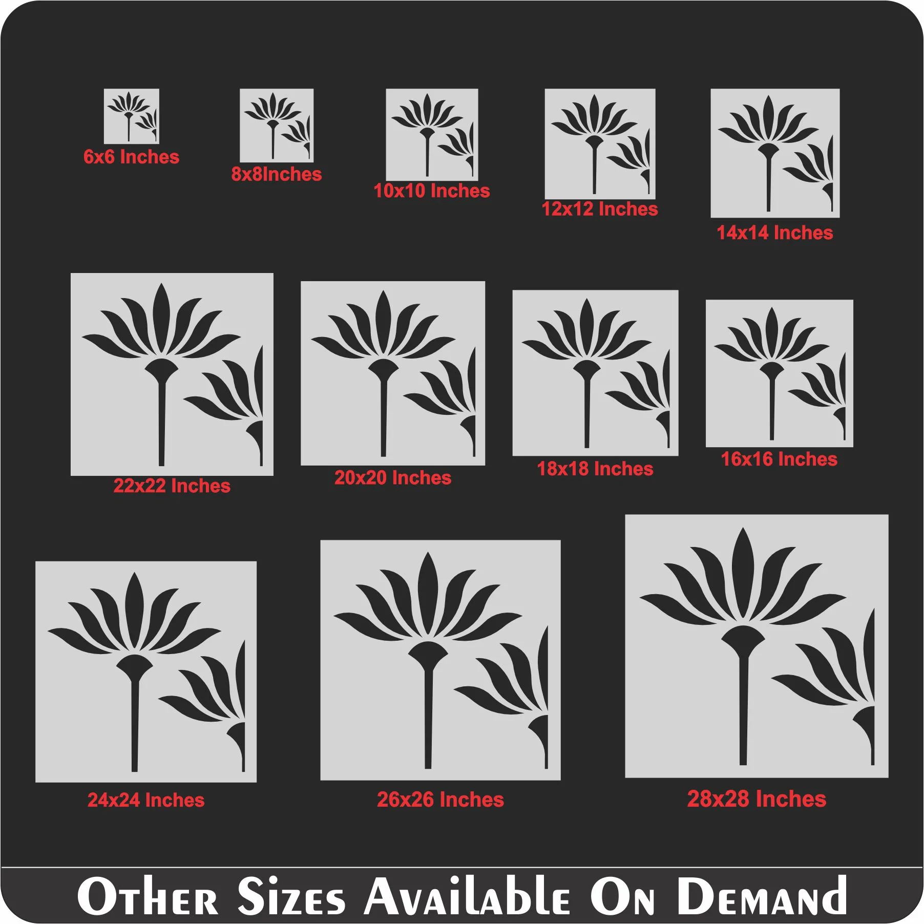 Hungarian Folk Stencil Reusable Stencil For Canvas And Wall Painting.ID #383 - Image 8