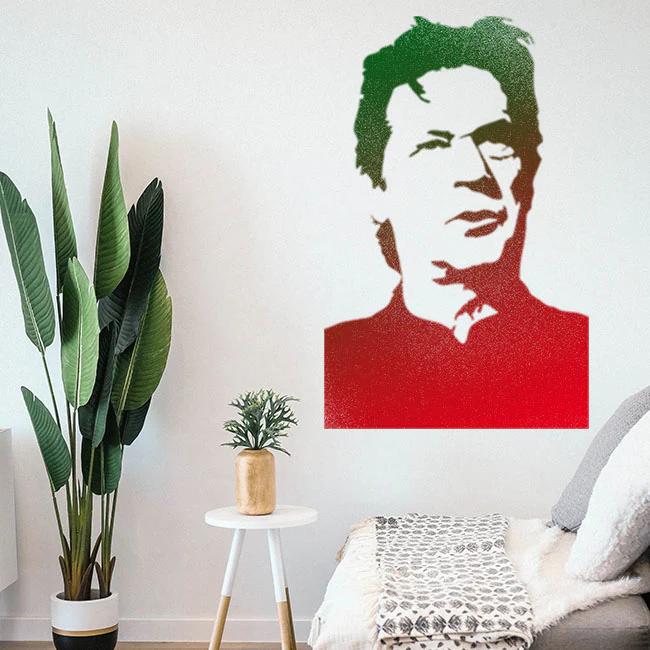Imran khan unbreakable & reusable stencil for painting ,scrapbooking wall decoration. ID #585A - Image 5