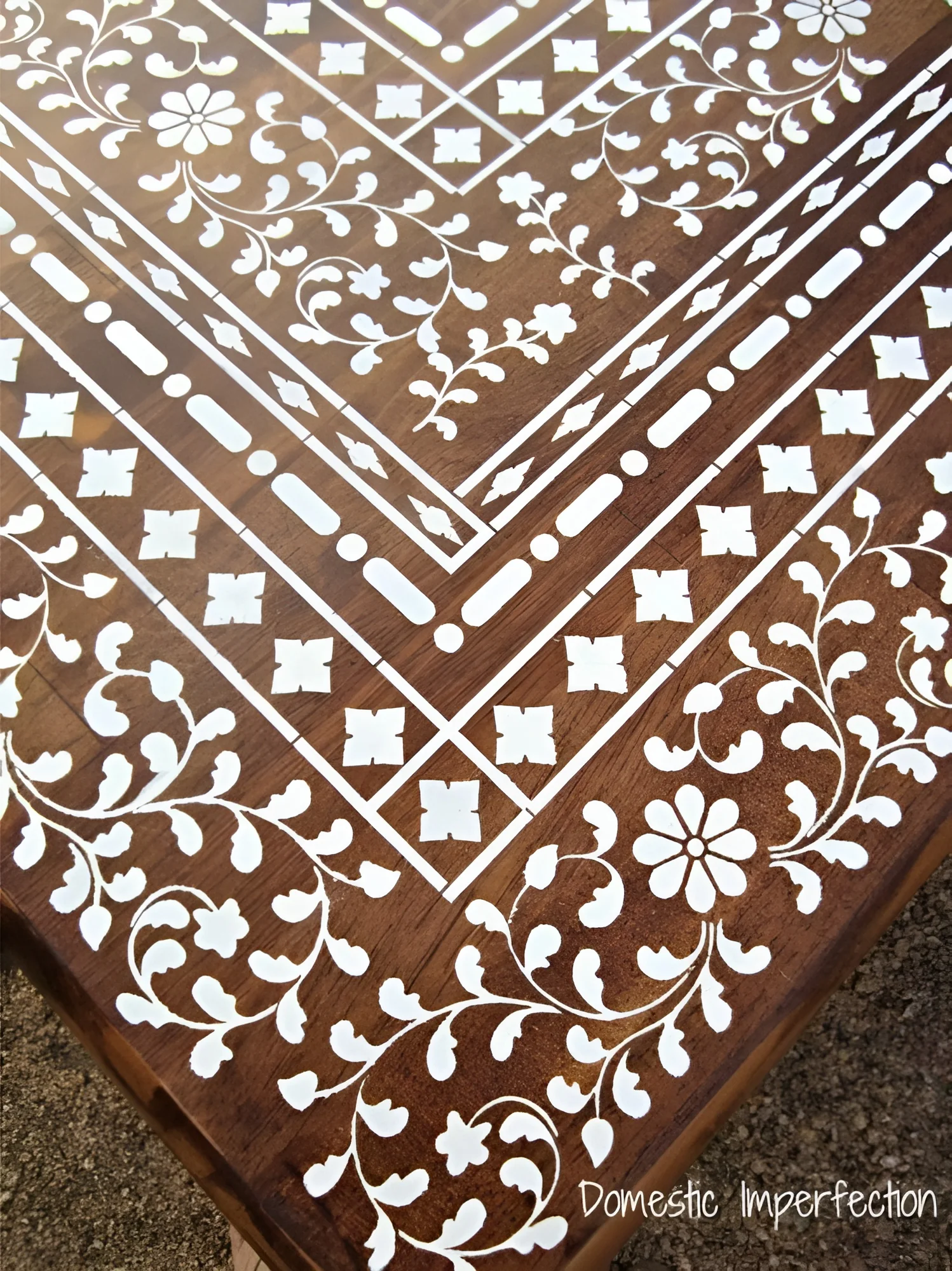 Indian Inlay(furniture and fabric) Reusable Stencil For Canvas And Wall Painting.ID# 310 - Image 5