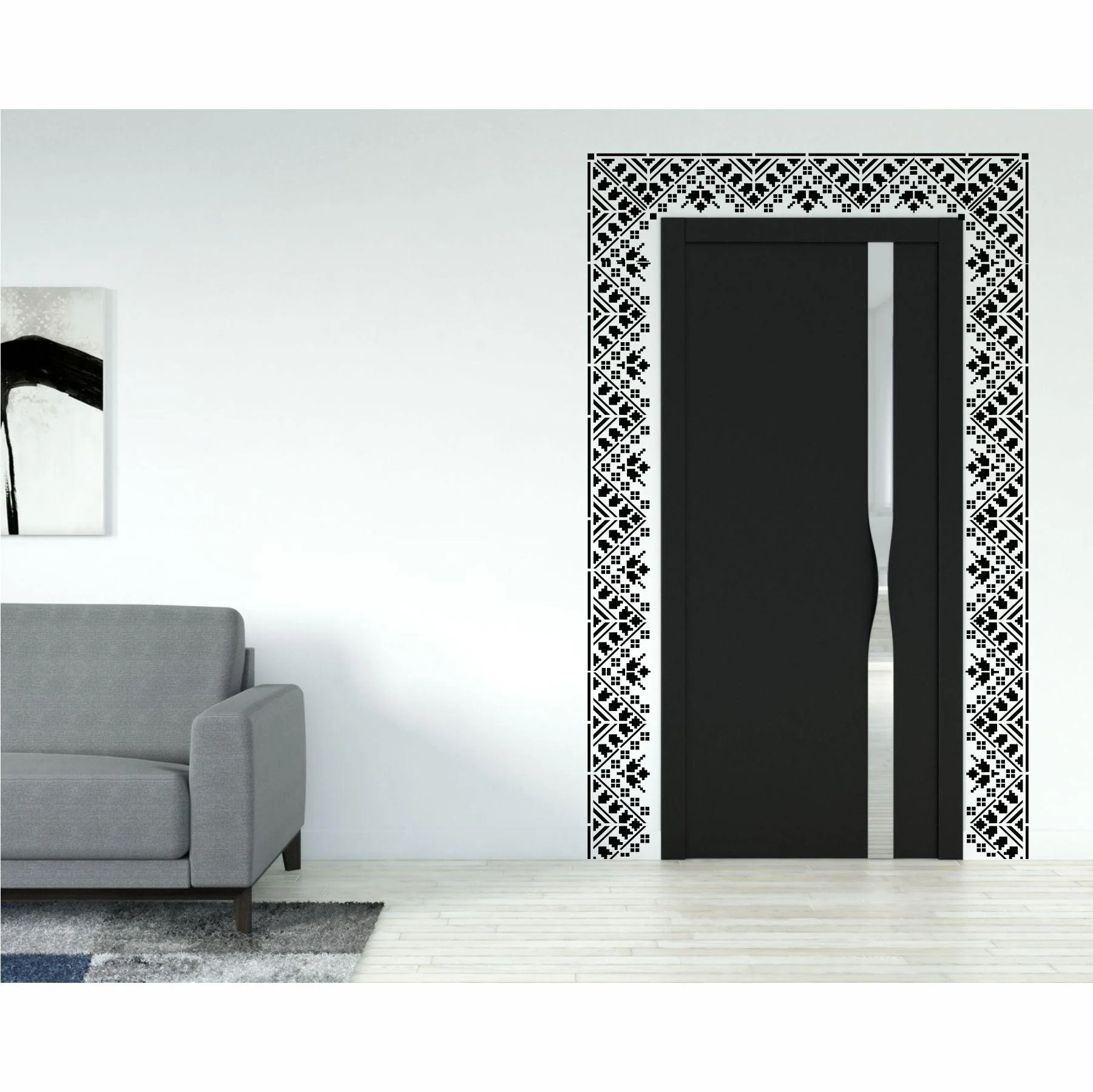 Indian Inlay(furniture and fabric) Reusable Stencil For Canvas And Wall Painting.ID#462 - Image 7