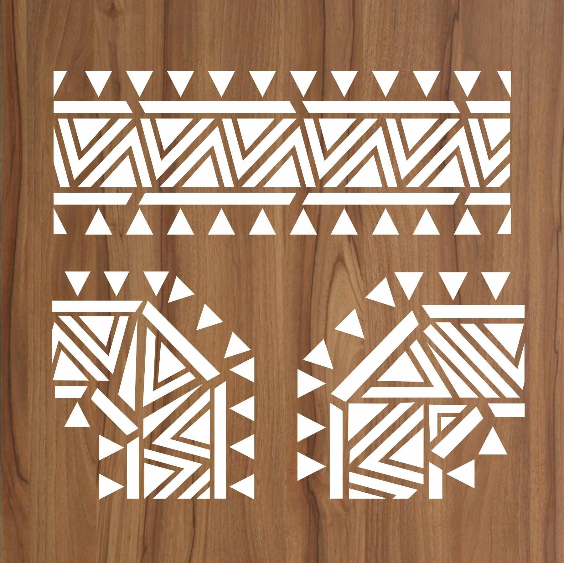 Indian Inlay(furniture and fabric) Reusable Stencil For Canvas And Wall Painting.ID #461 - Image 3