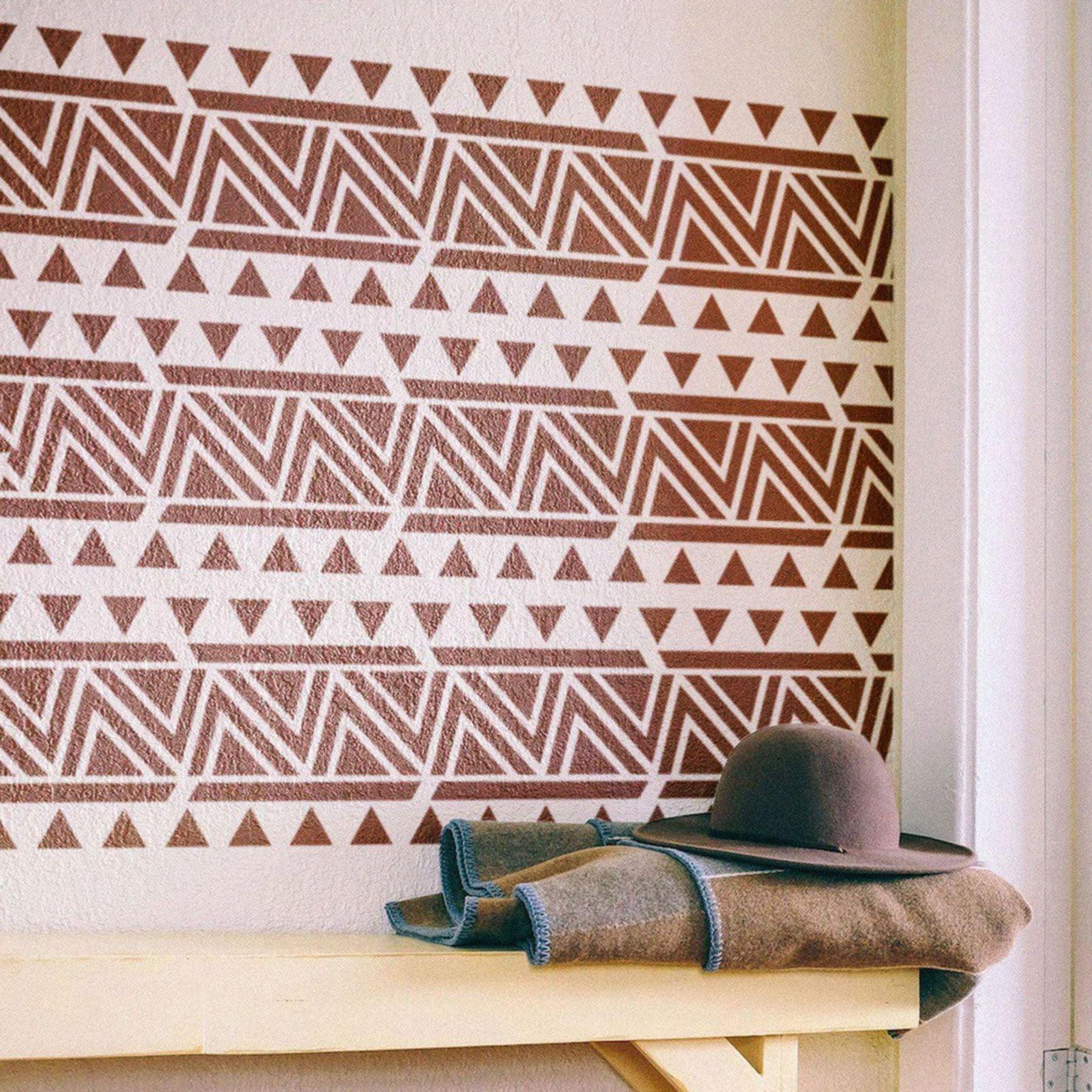 Indian Inlay(furniture and fabric) Reusable Stencil For Canvas And Wall Painting.ID #461 - Image 8