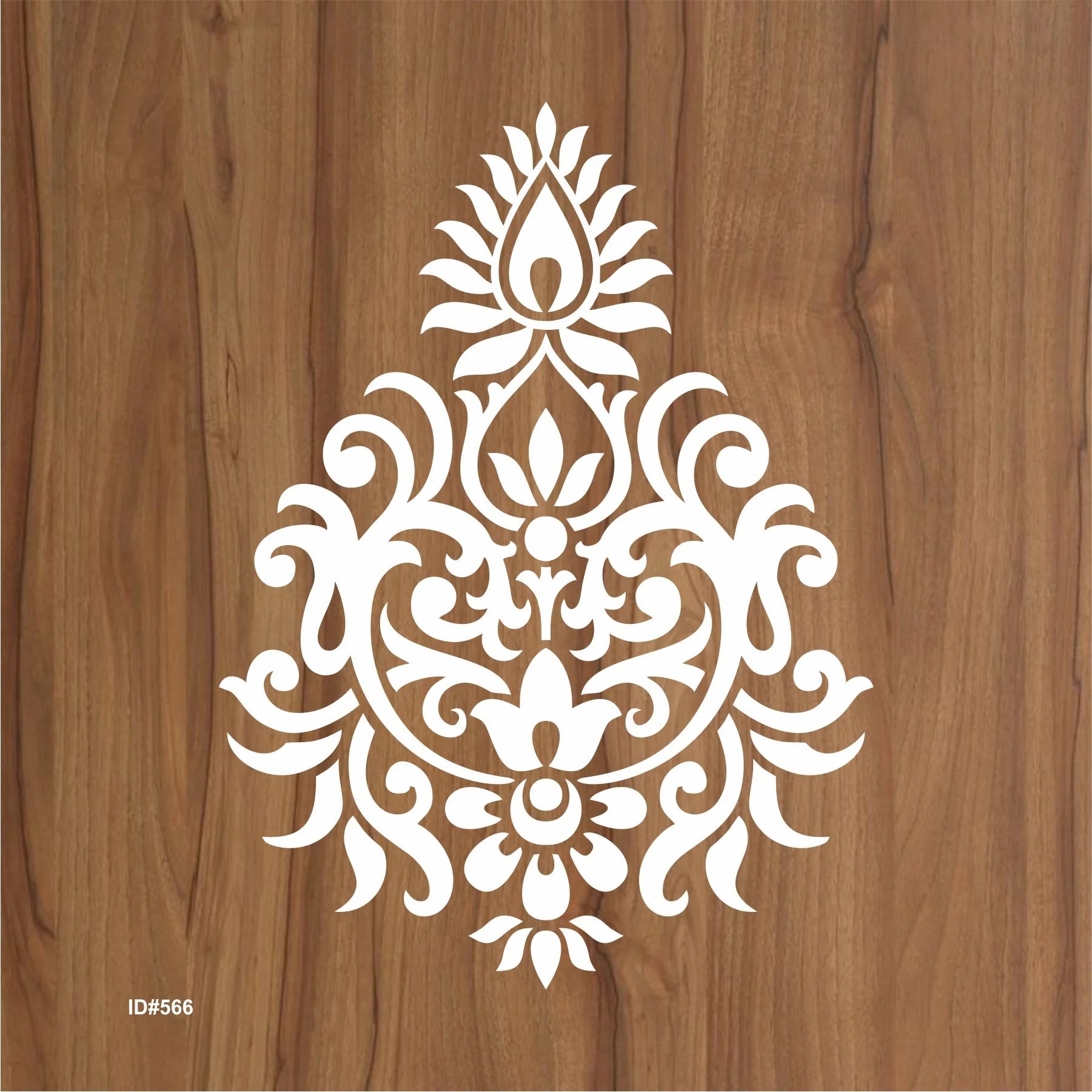 Indian Motif Stencil Wall Painting Scrapbooking Coloring Embossing Album Decorative Card Template. ID #566 - Image 2