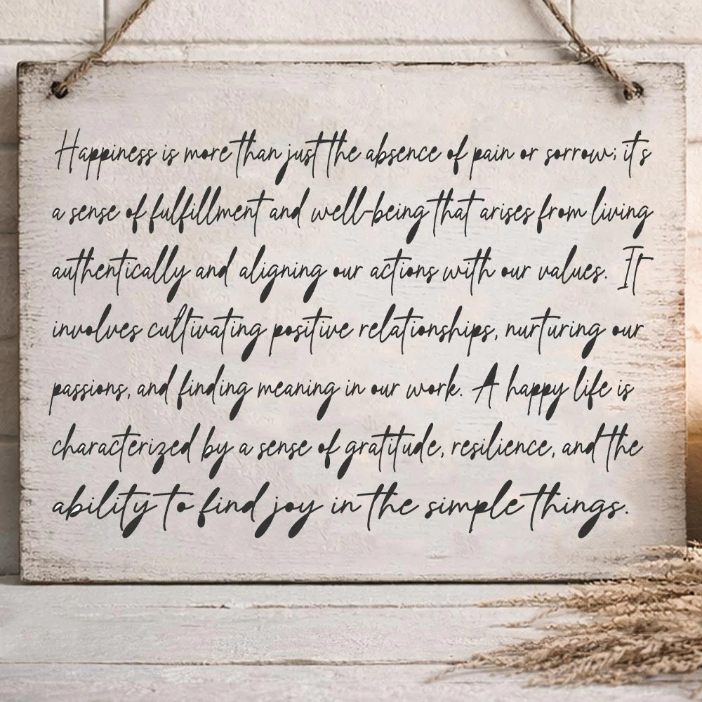 Inspirational Happiness Quote Calligraphy Stencil for Wall, Wood & Canvas Art – Motivational Text Design – ID# 695 - Image 6
