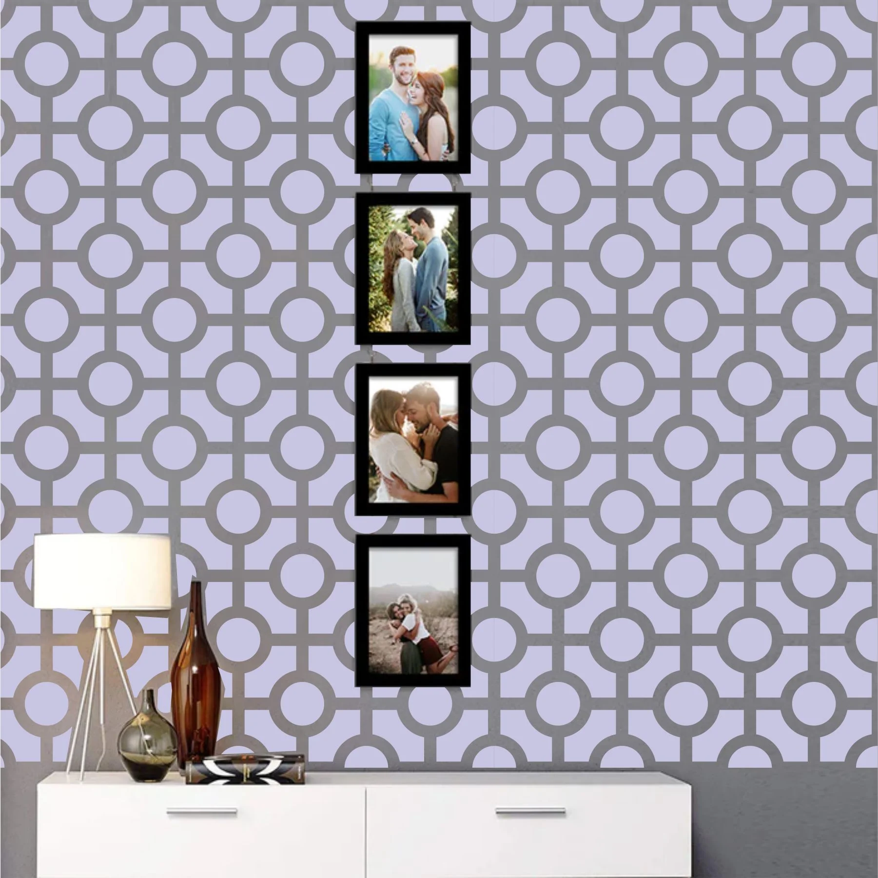 Jali Pattern Reusable Stencil For Canvas And Wall Painting.ID#212B - Image 4