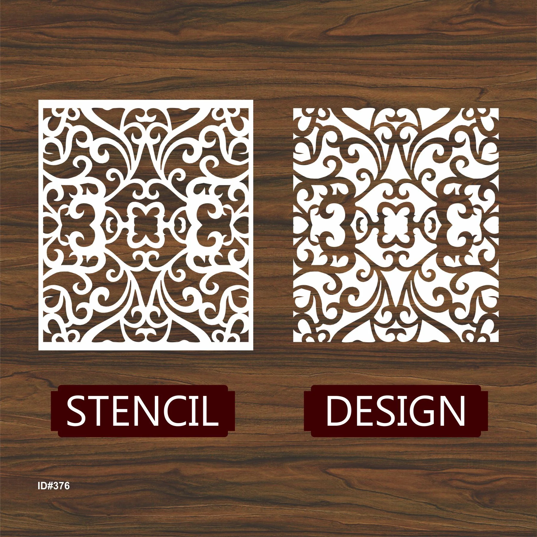 Jali Pattren Reusable Stencil For Canvas And Wall Painting.ID #376 - Image 5