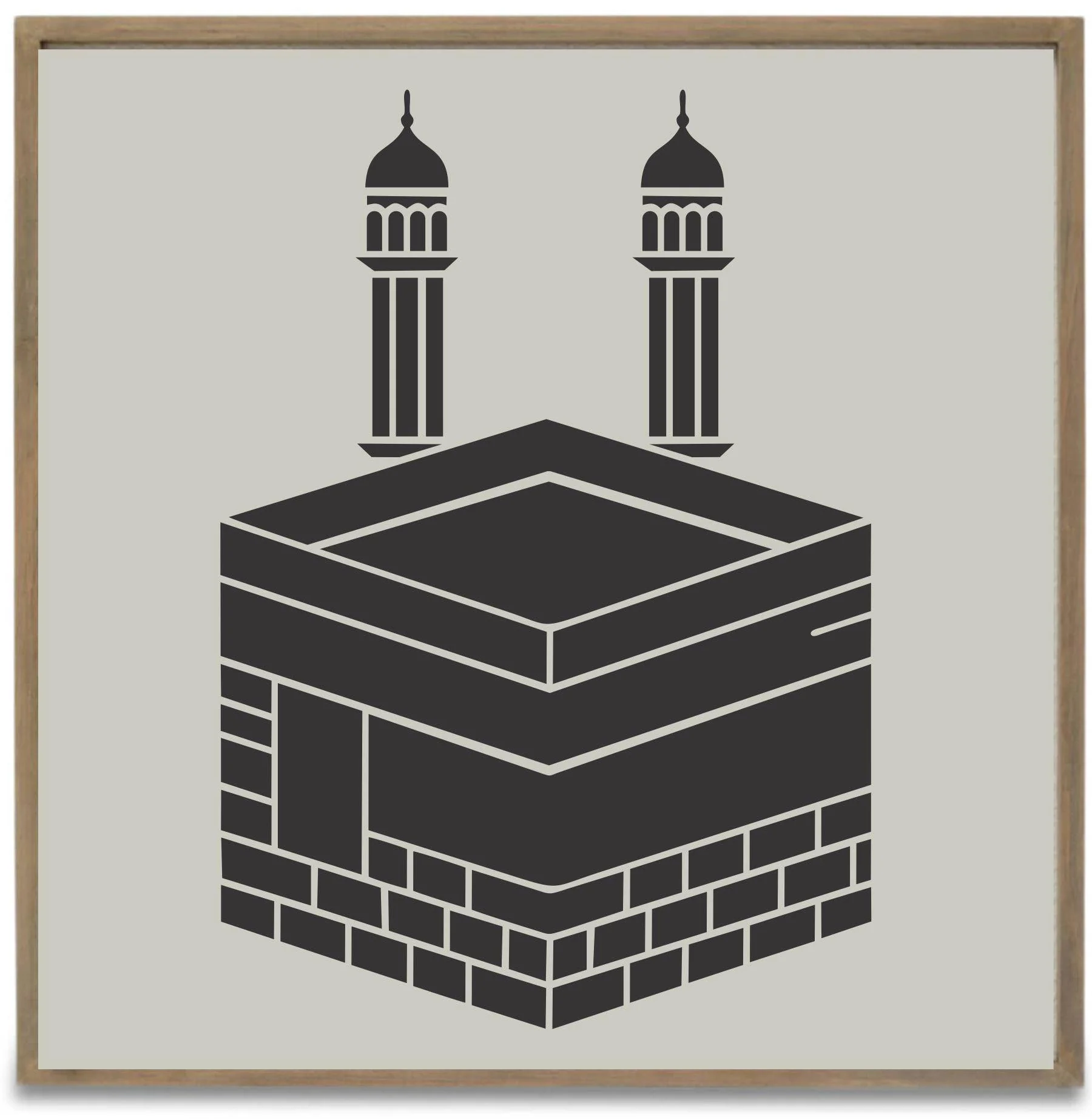 KAABA Stencils Islamic Reusable Stencil for Canvas and wall Painting.ID#4121 - Image 5