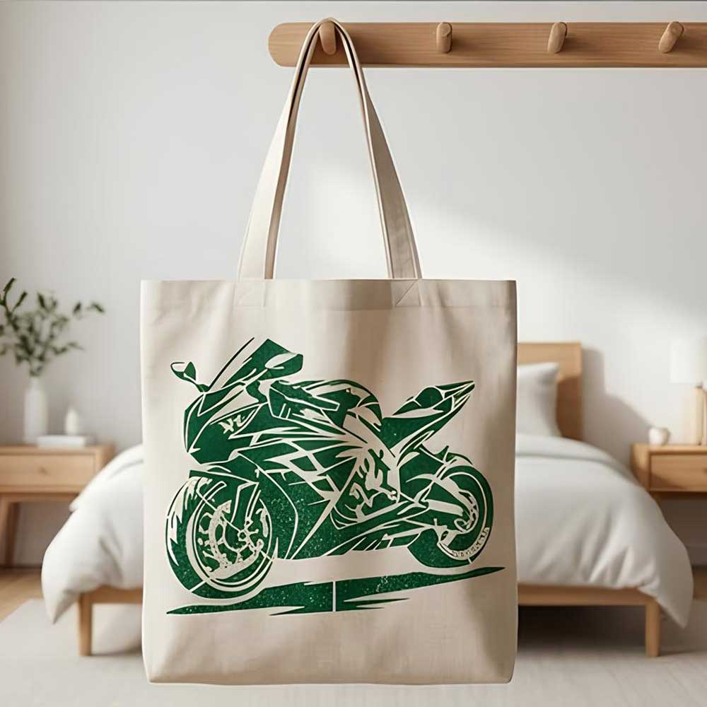 Kawasaki Ninja Bike Stencil for Wall, Garage, Helmet, Wood & Fabric Art – Sports Motorcycle Design – ID# 777 - Image 8