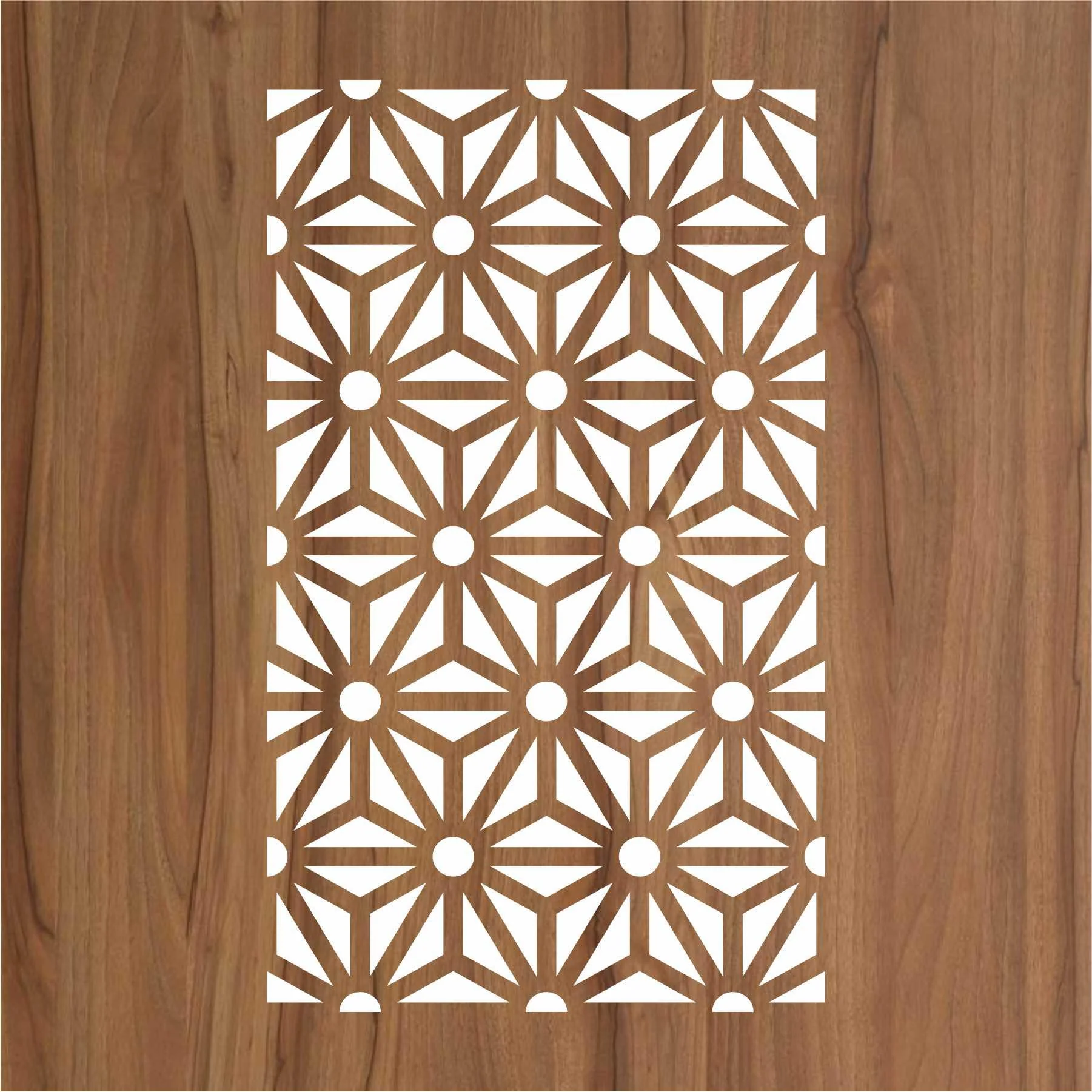 Kumiko Pattern Moroccan Fabric Reusable Stencil For Canvas And Wall Painting.ID#208F - Image 2