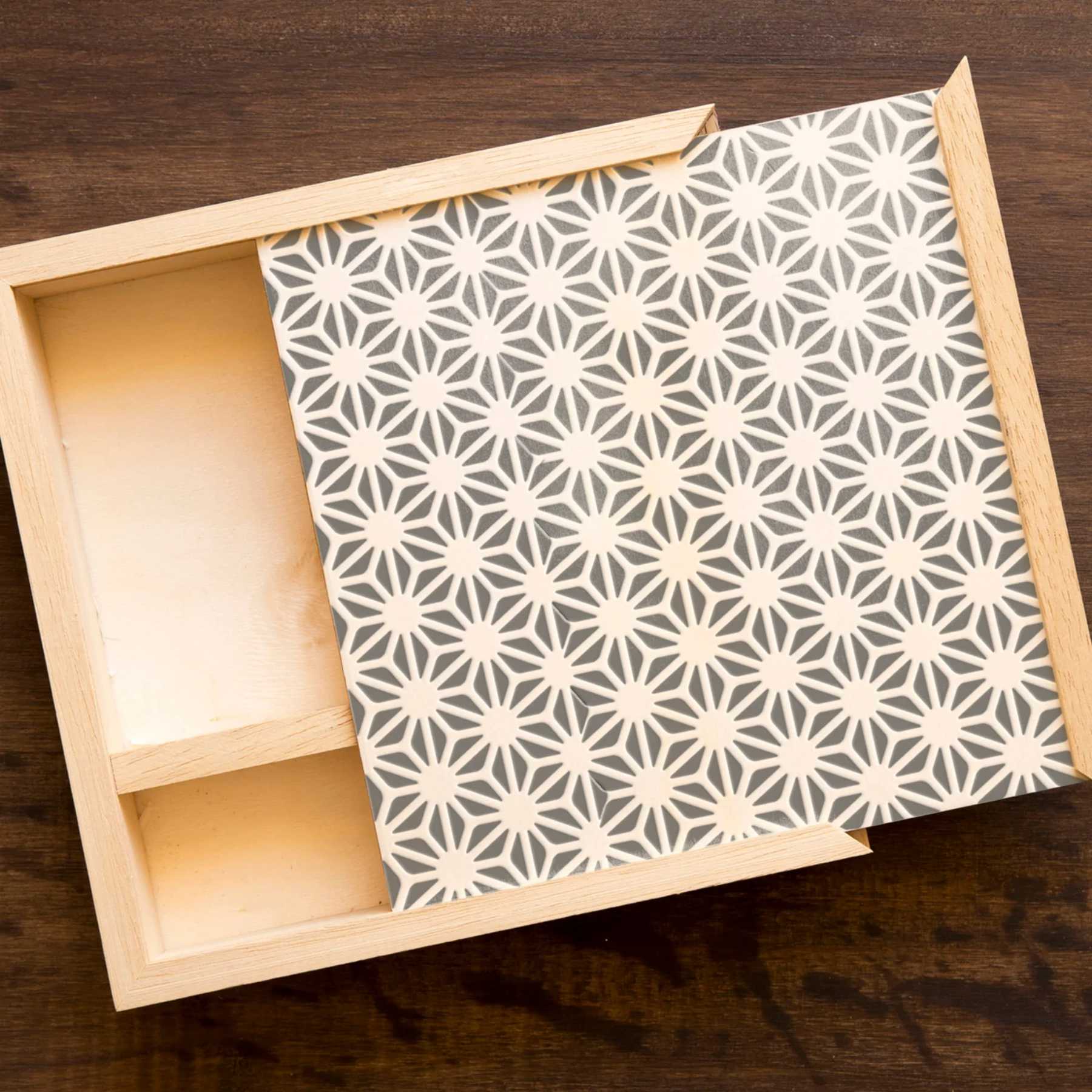 Kumiko Pattern Moroccan Fabric Reusable Stencil For Canvas And Wall Painting.ID#208F - Image 6