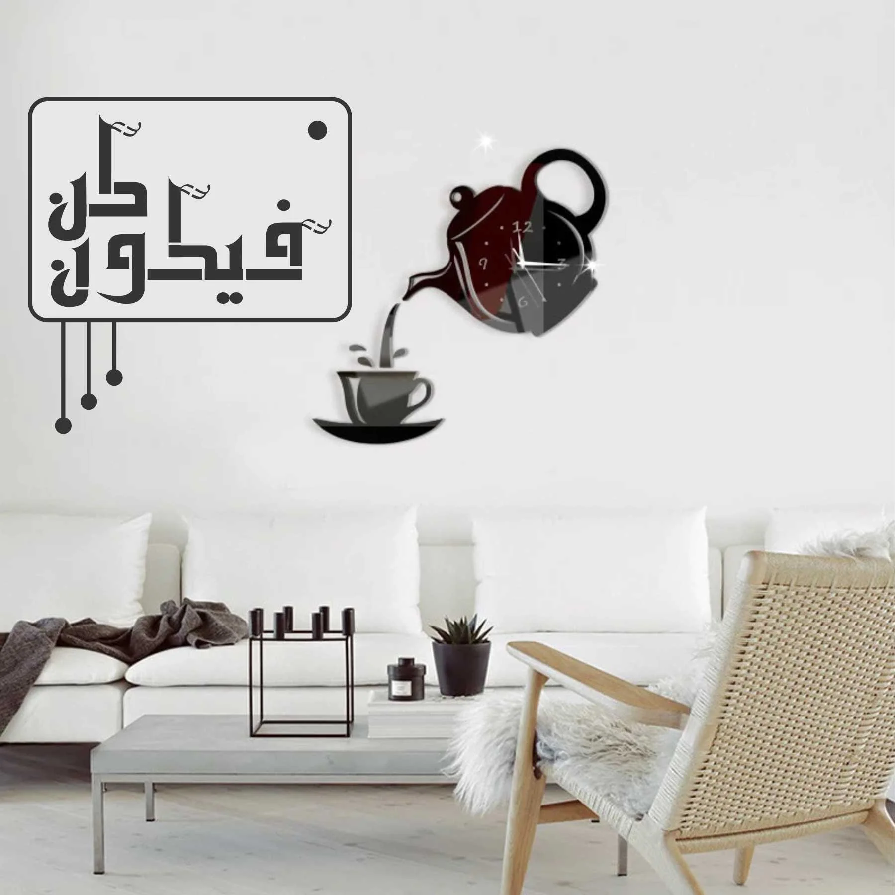 Kun Faya Kun Calligraphy Islamic Reusable Stencil for Canvas and wall painting.ID#4157 - Image 6