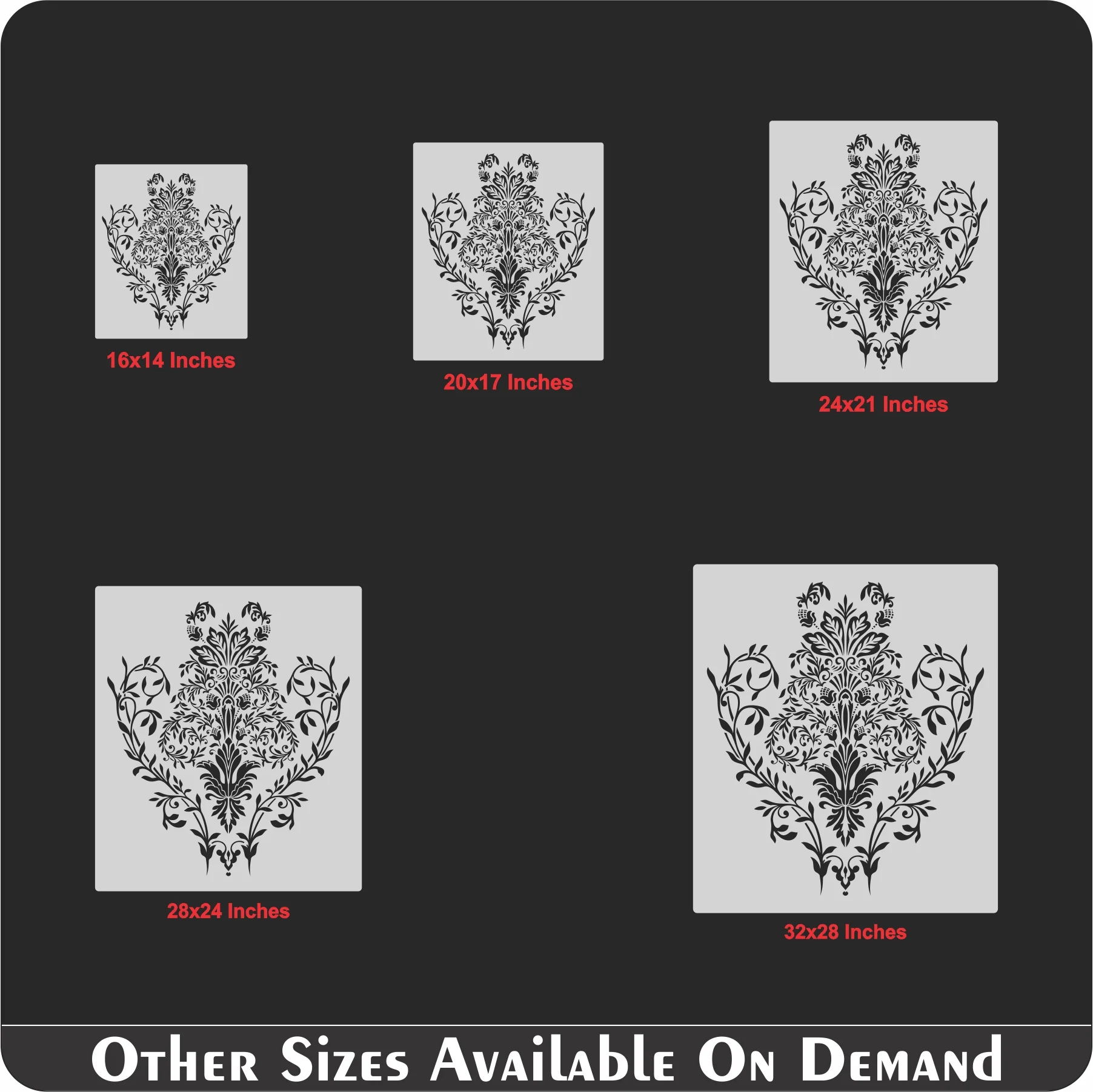 Laxury Damask Stencils For Walls Painting Scrapbooking Stamping Stamp Album Decorative stencil. ID #145 - Image 8