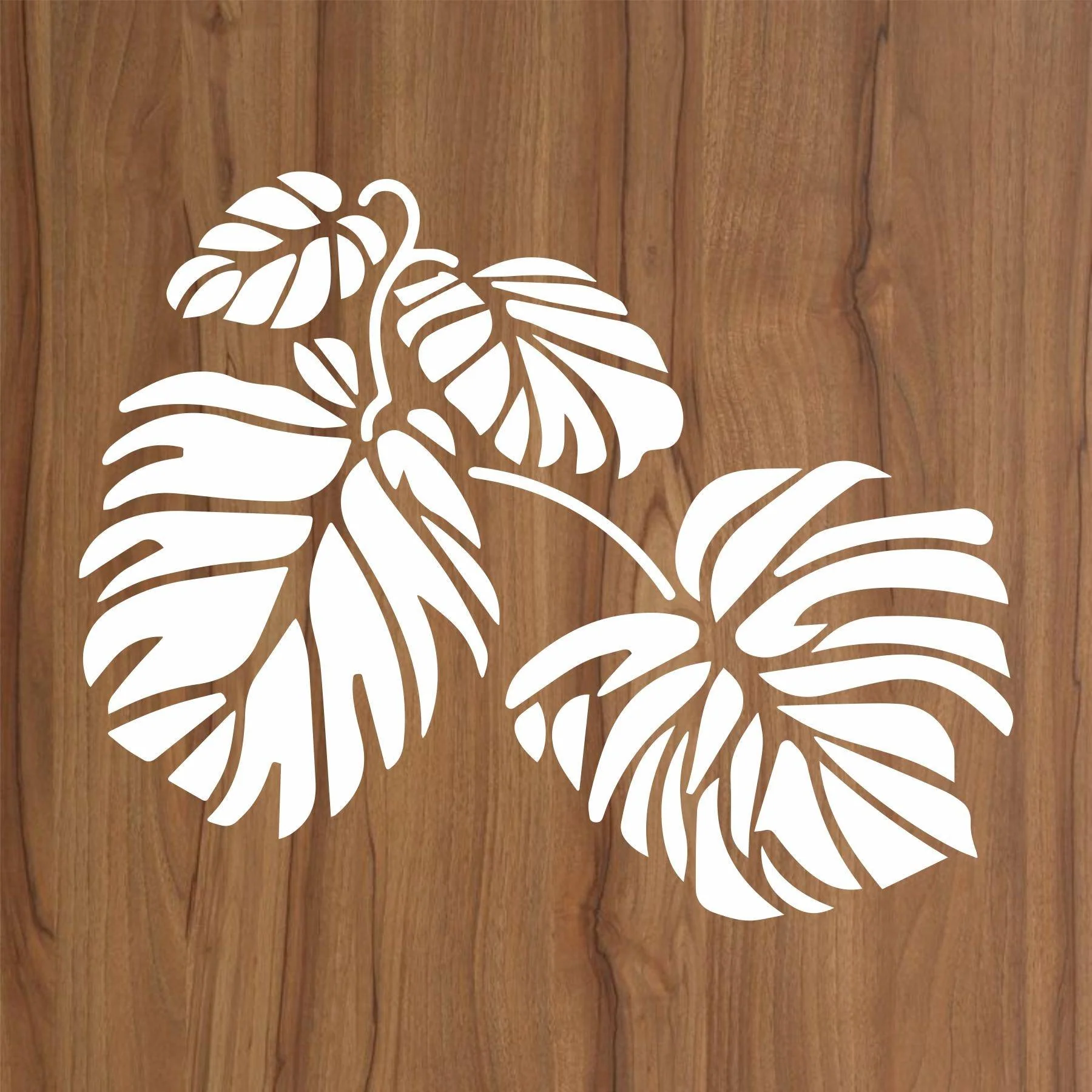 leaf Reusable Stencil For Canvas And Wall Painting.ID#176 - Image 2