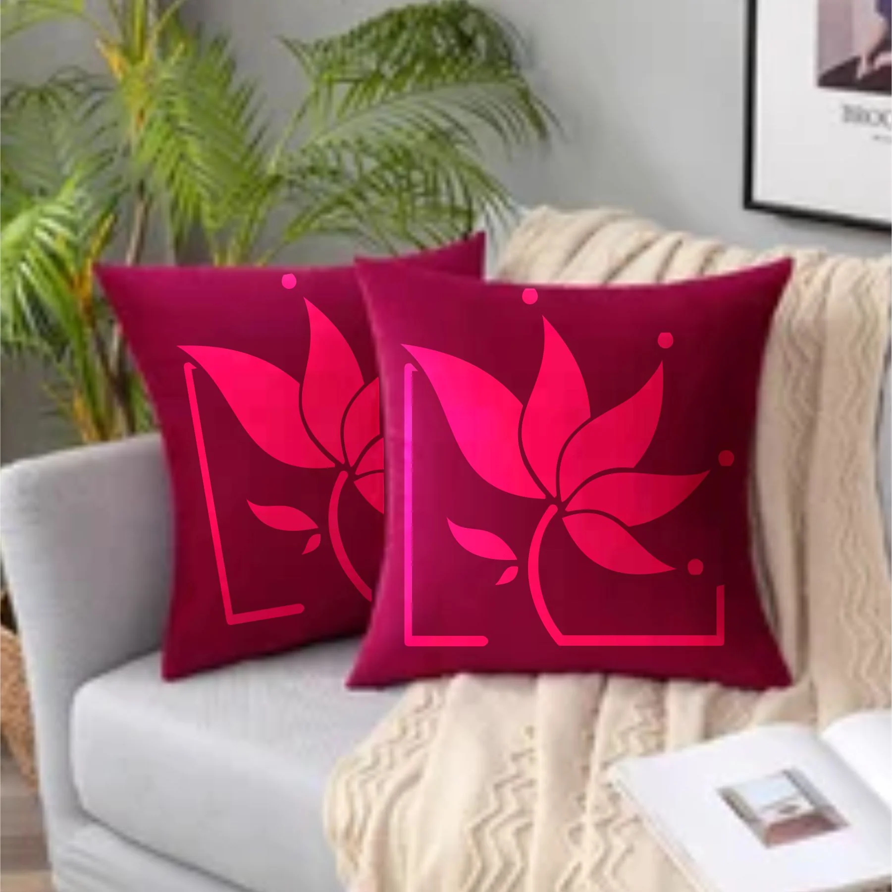 Lily Flower Reusable Stencil For Canvas And Wall Painting.ID #387 - Image 6