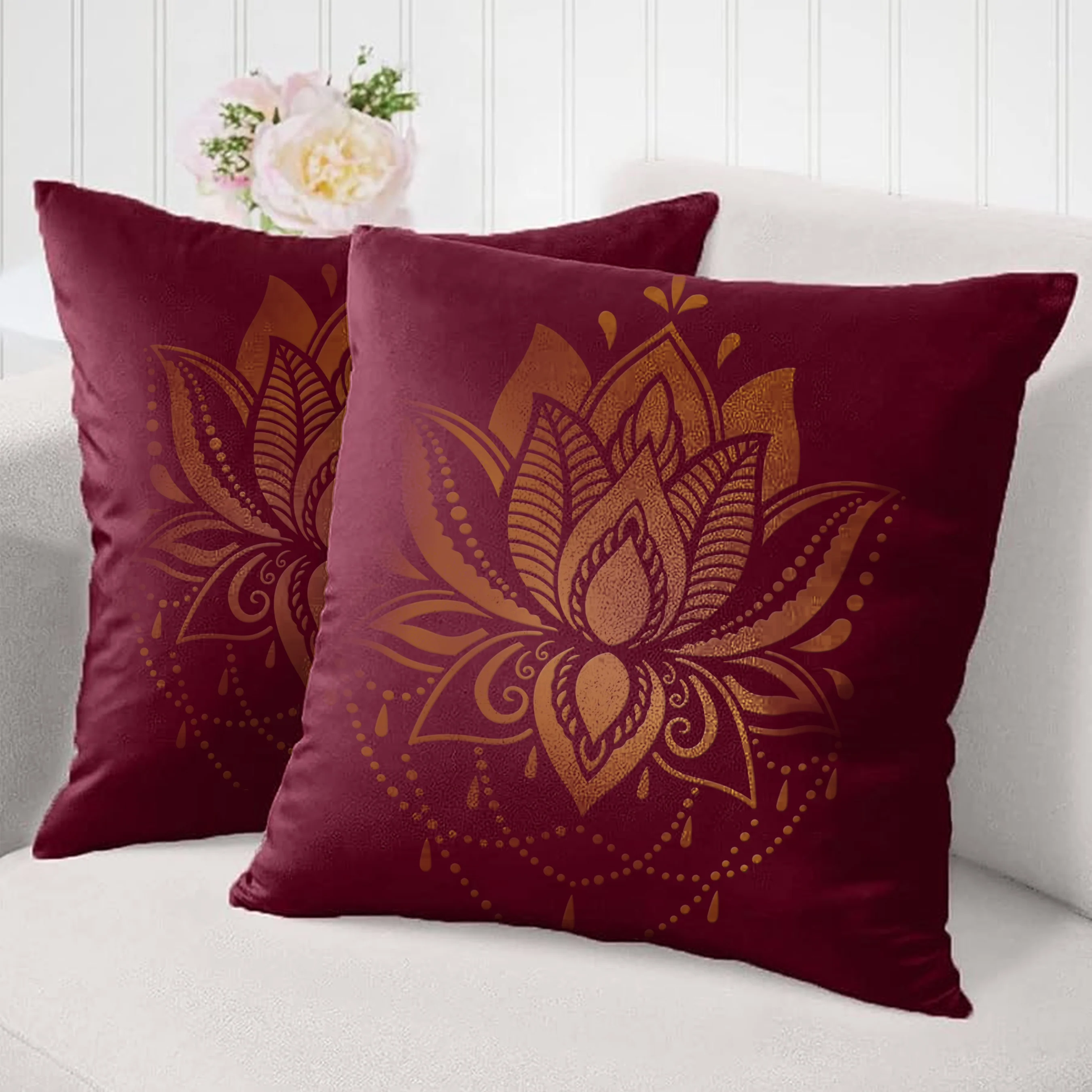Lotus Flower Stencil Wall Painting Scrapbook Coloring Embossing Album Decorative Paper Card Template.ID#328 - Image 6