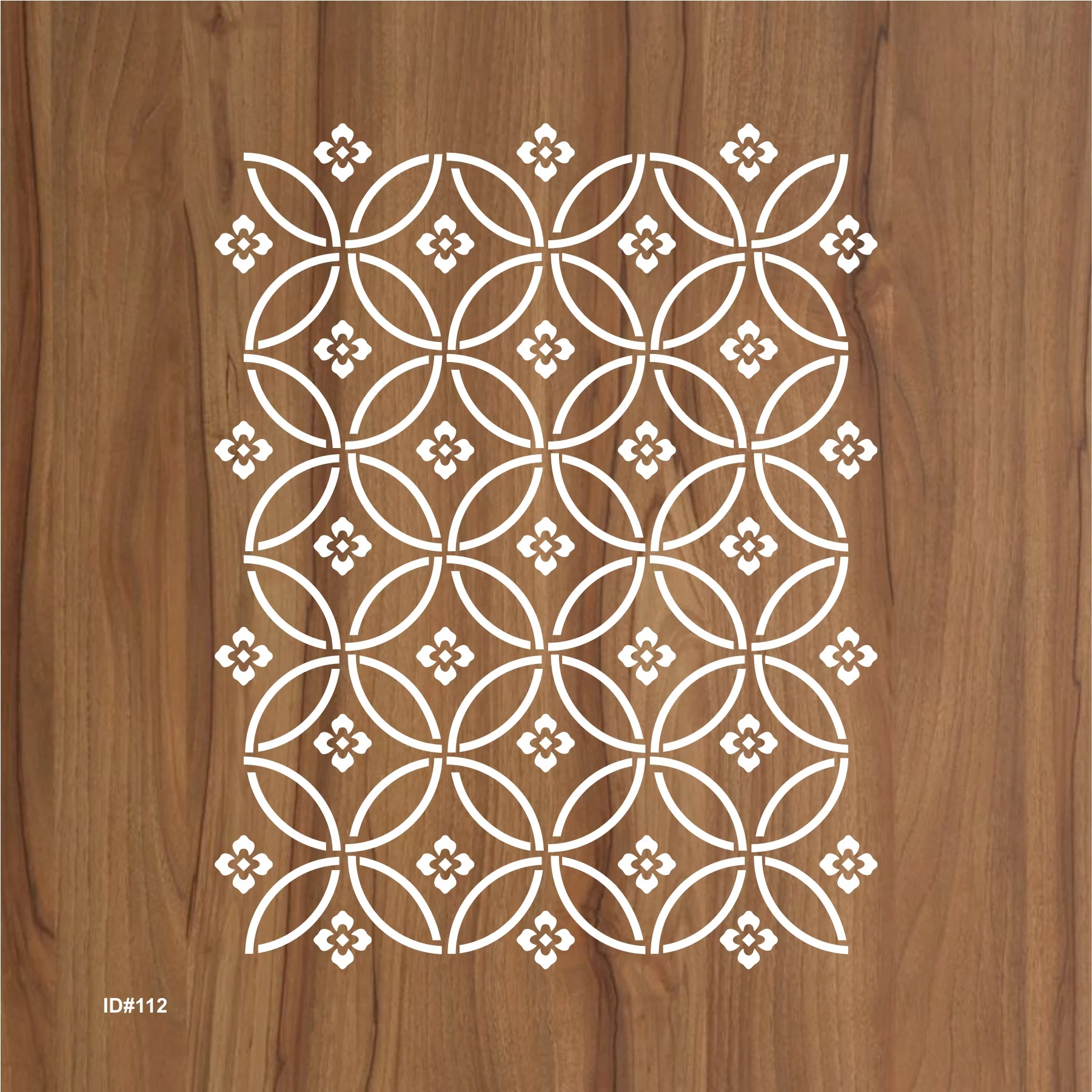 Louie Flower Pattern Stencil Painting Scrapbook Coloring Embossing Album Decorative Card Template. ID #112 - Image 2